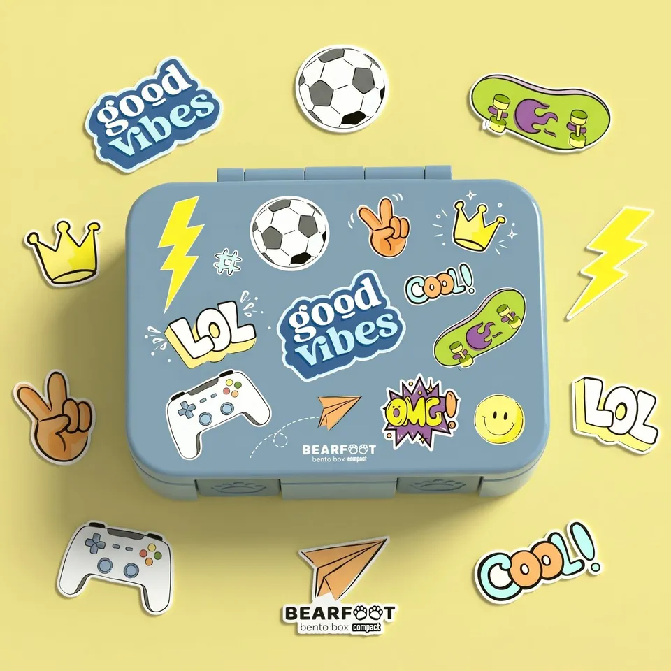 bearfoot-bento-box-compact-brotdose-sticker-blau-1000ml image 1
