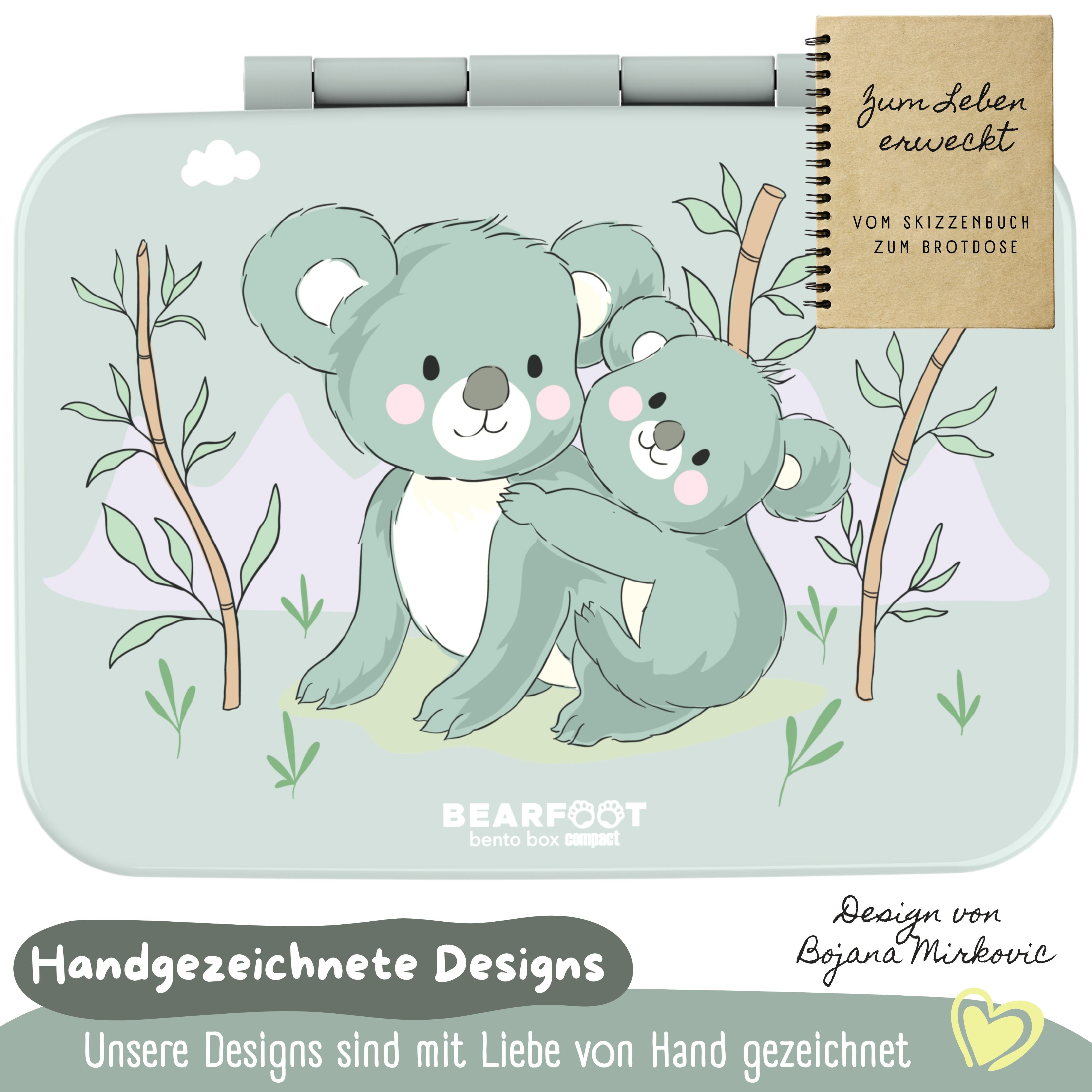 bearfoot-bento-box-compact-brotdose-koala-1000ml-auslaufsicher image 3