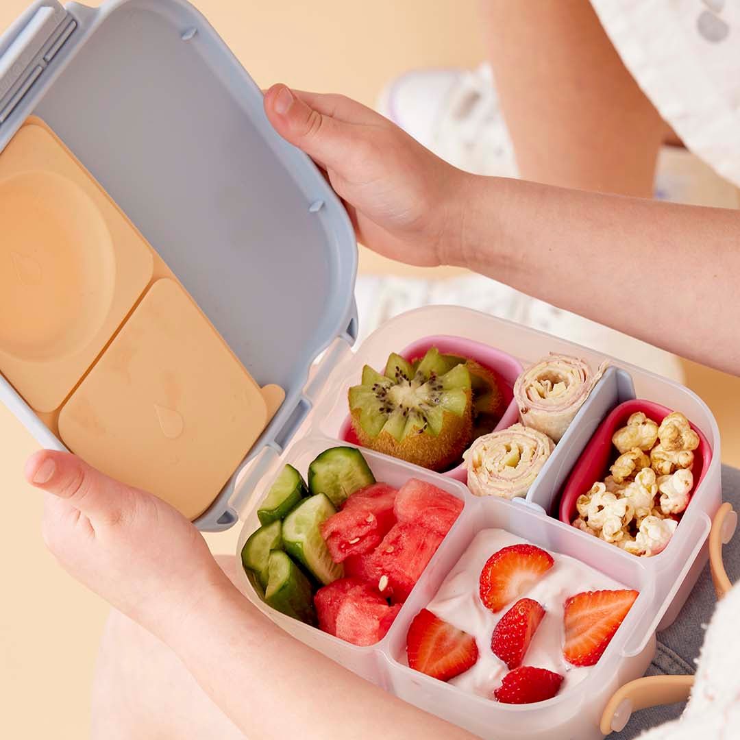 b-box-mini-lunchbox-feeling-peachy-brotdose-2-f-cher-auslaufsicher image 2