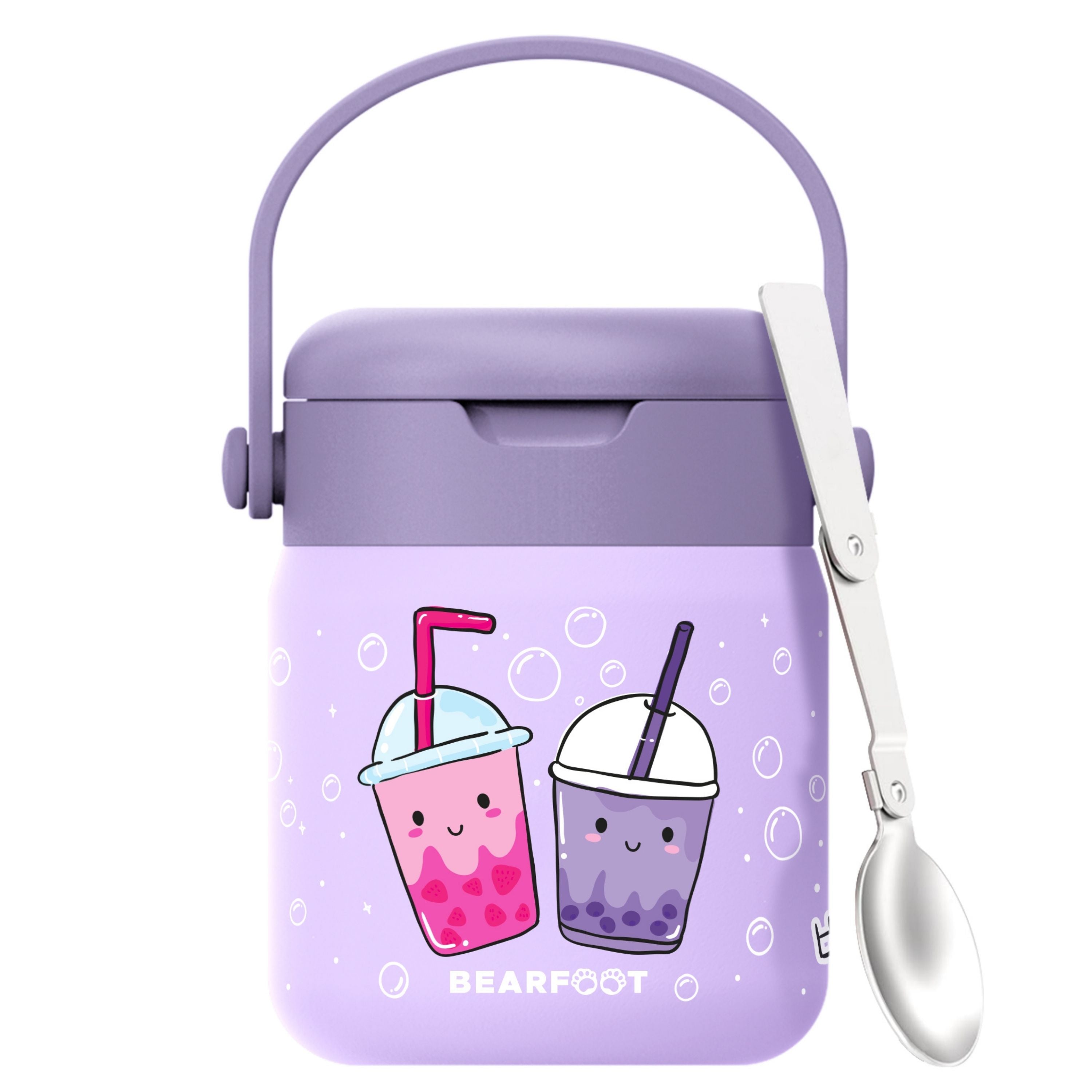 bearfoot-thermobeh-lter-kinder-edelstahl-bubble-tea-lila-500ml image 3