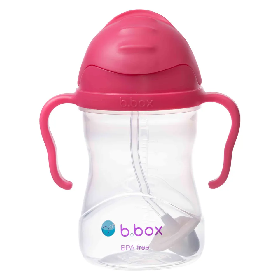 b-box-sippy-cup-trinkbecher-raspberry-240-ml-auslaufsicher image 1