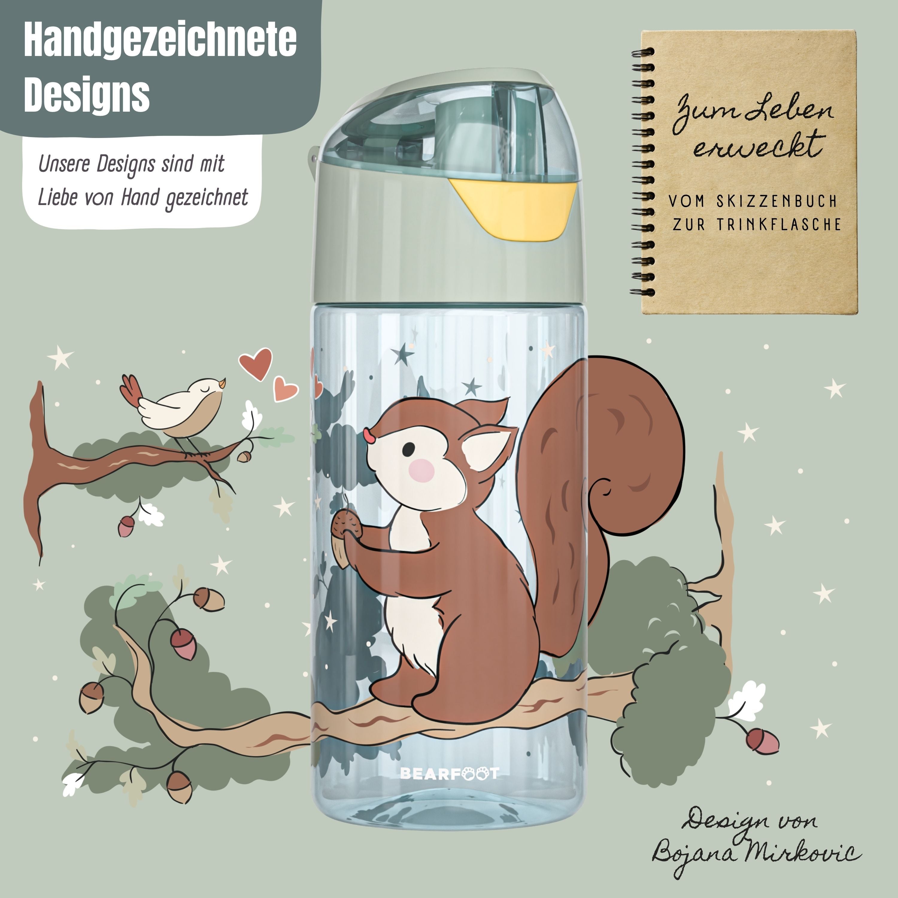 bearfoot-trinkflasche-eichh-rnchen-sage-450-ml-bpa-frei image 3