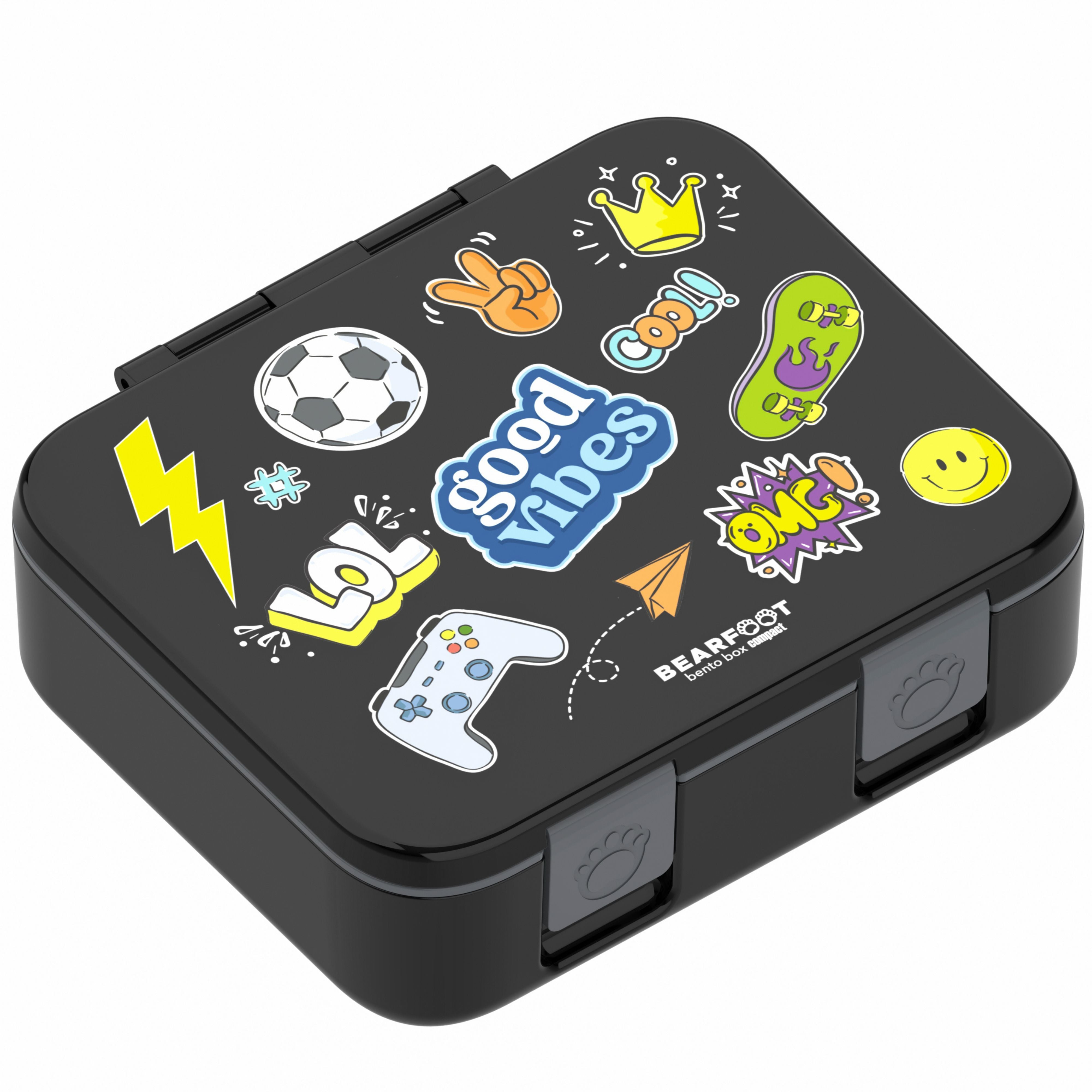 bearfoot-bento-box-compact-brotdose-650-ml-sticker-schwarz image 3