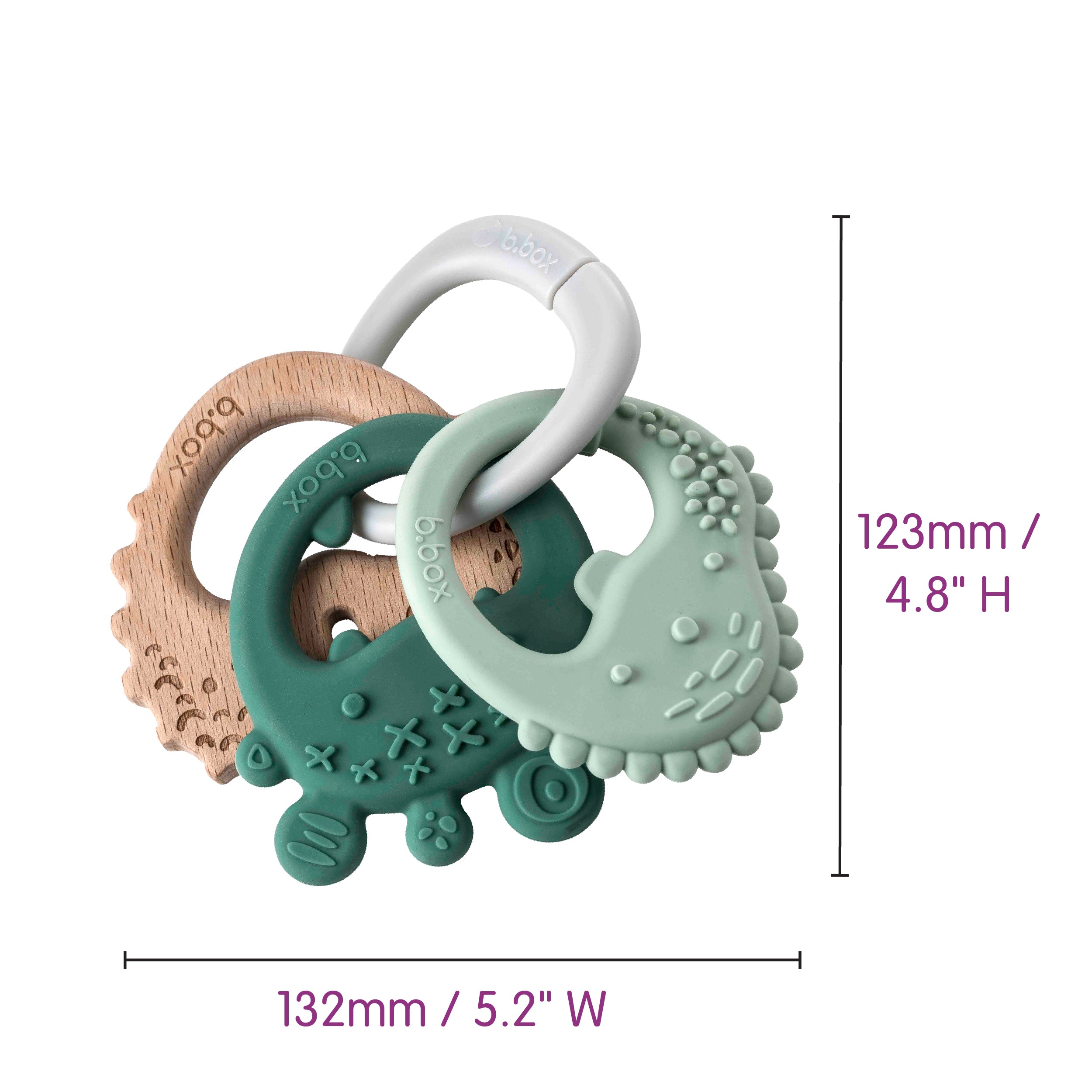 b-box-trio-teether-bei-ring-peony-silikon-und-holz image 6