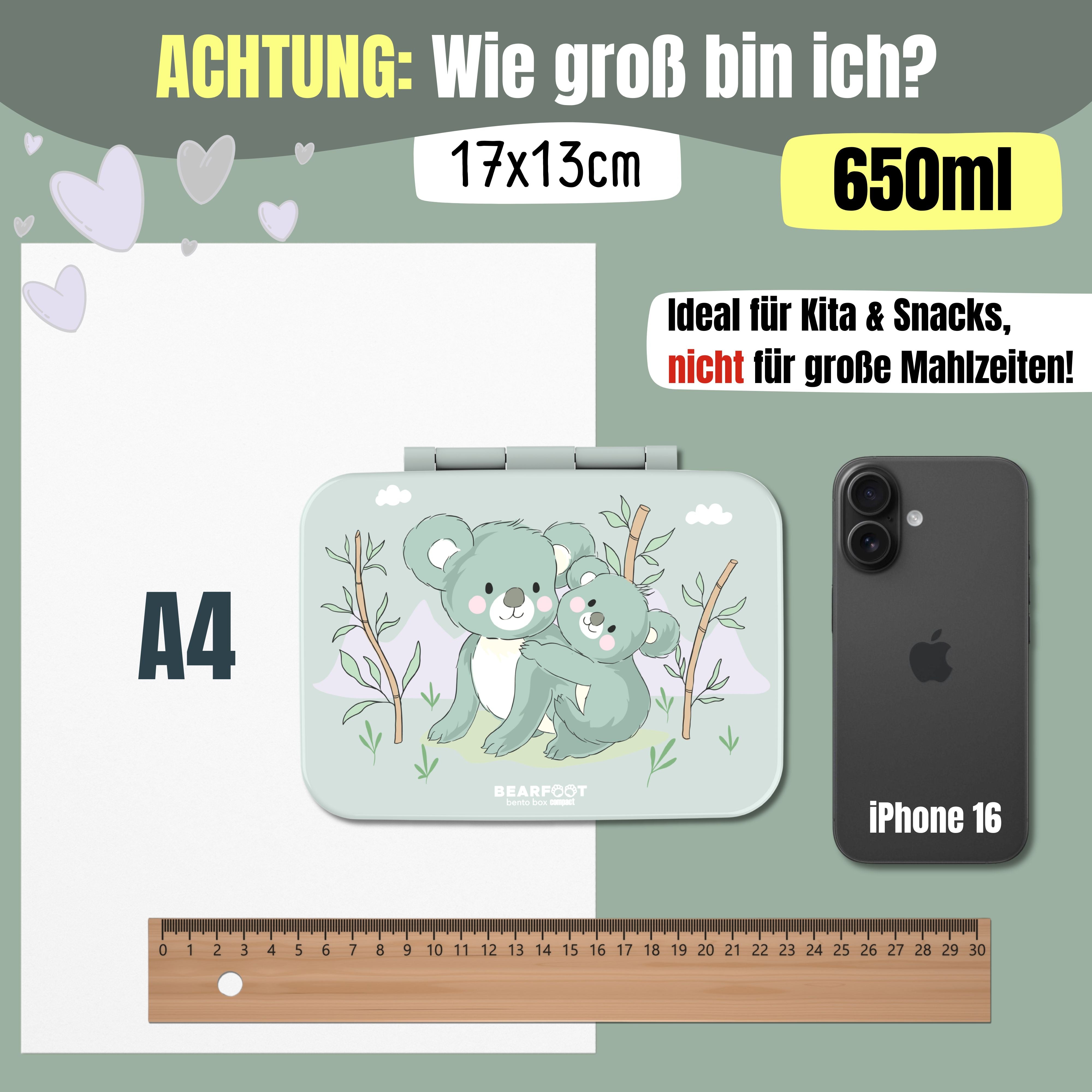 bearfoot-bento-box-compact-brotdose-koala-1000ml-auslaufsicher image 7