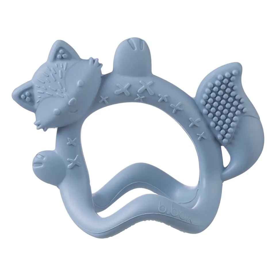b-box-beissring-handgelenk-fuchs-lullaby-blue-silikon-3-monate image 1