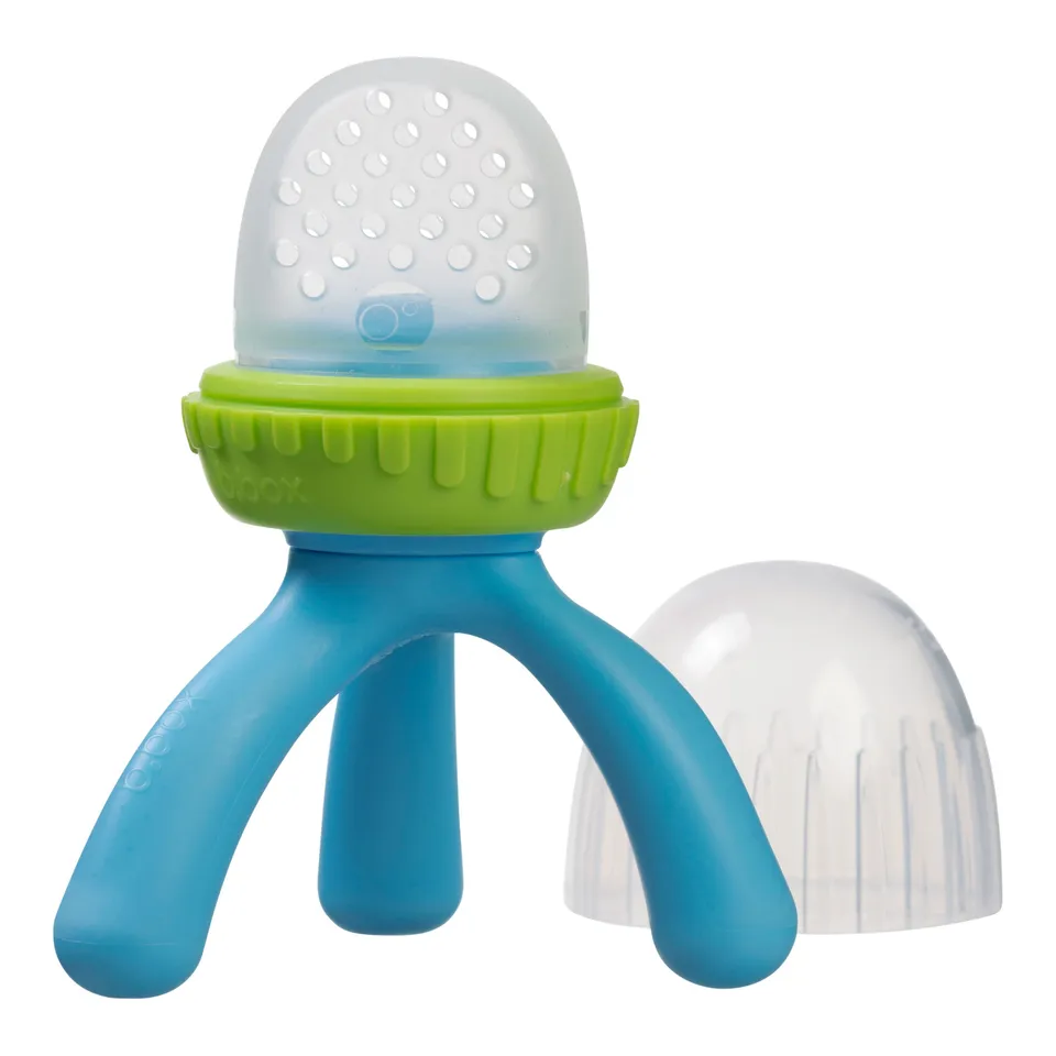 b-box-toddler-feeding-silicone-fresh-food-feeder-fruchtsauger-ocean-breeze image 1