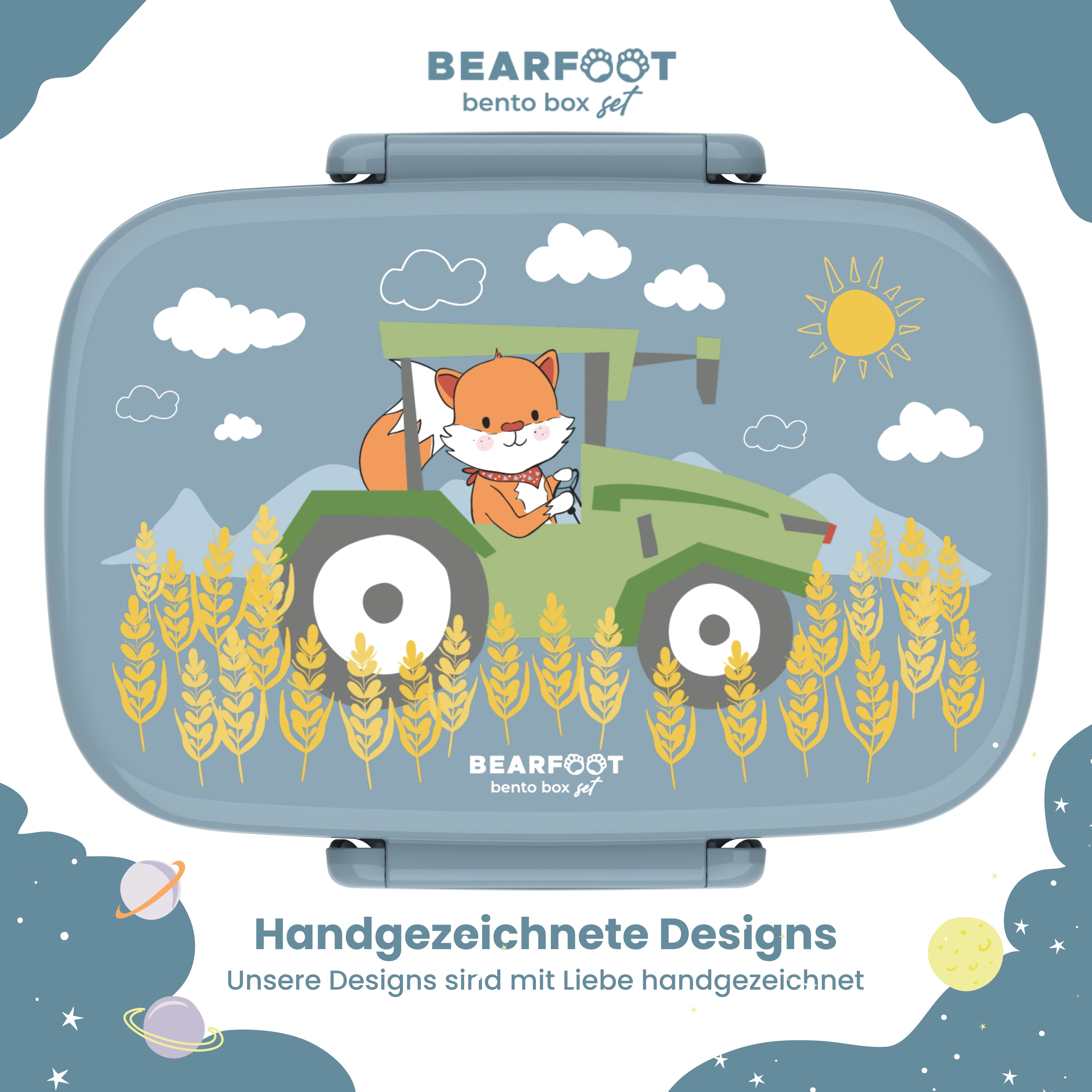 bearfoot-brotdose-kinder-bento-box-traktor-mit-f-chern-auslaufsicher image 2
