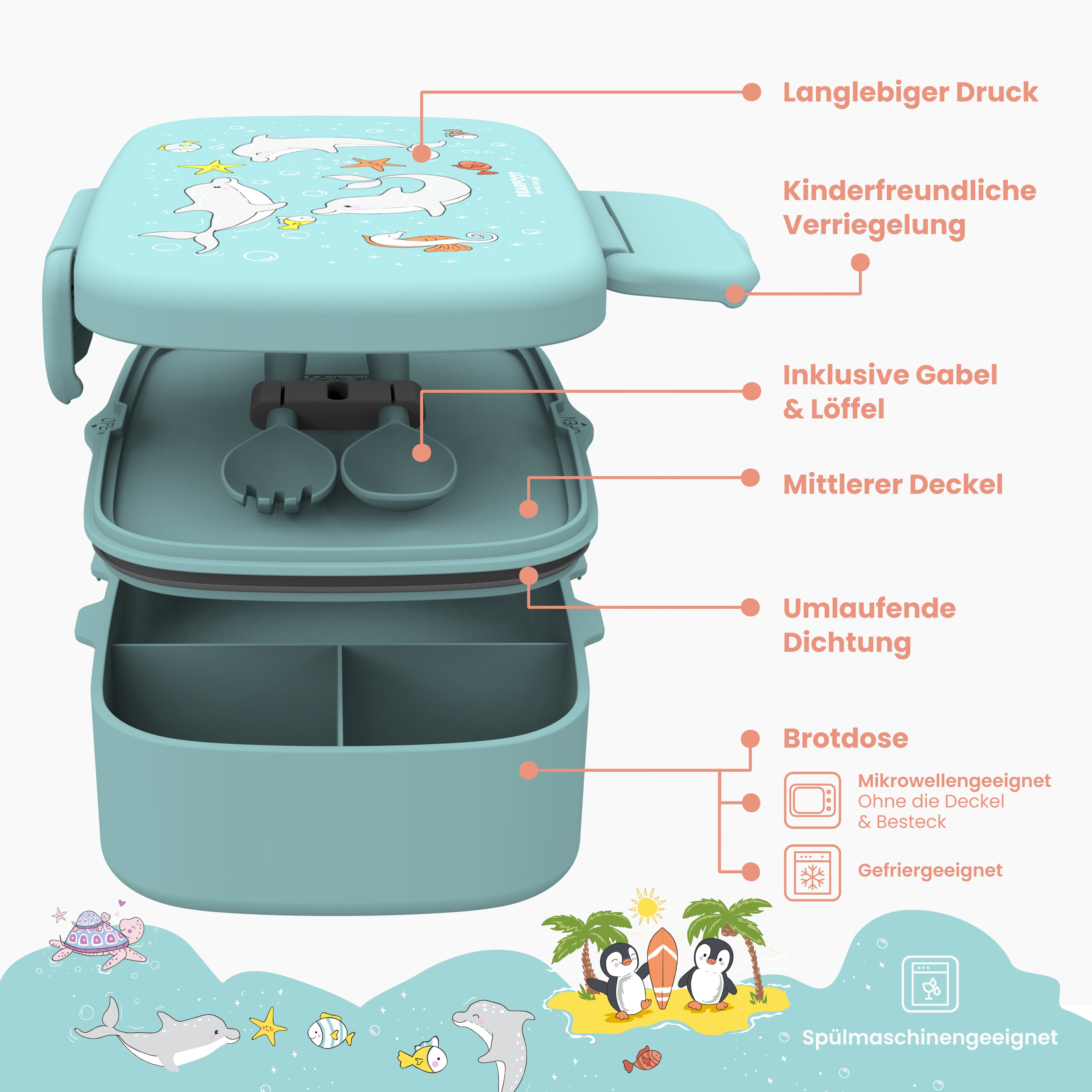 bearfoot-brotdose-delfin-t-rkis-bento-box-mit-f-chern image 7
