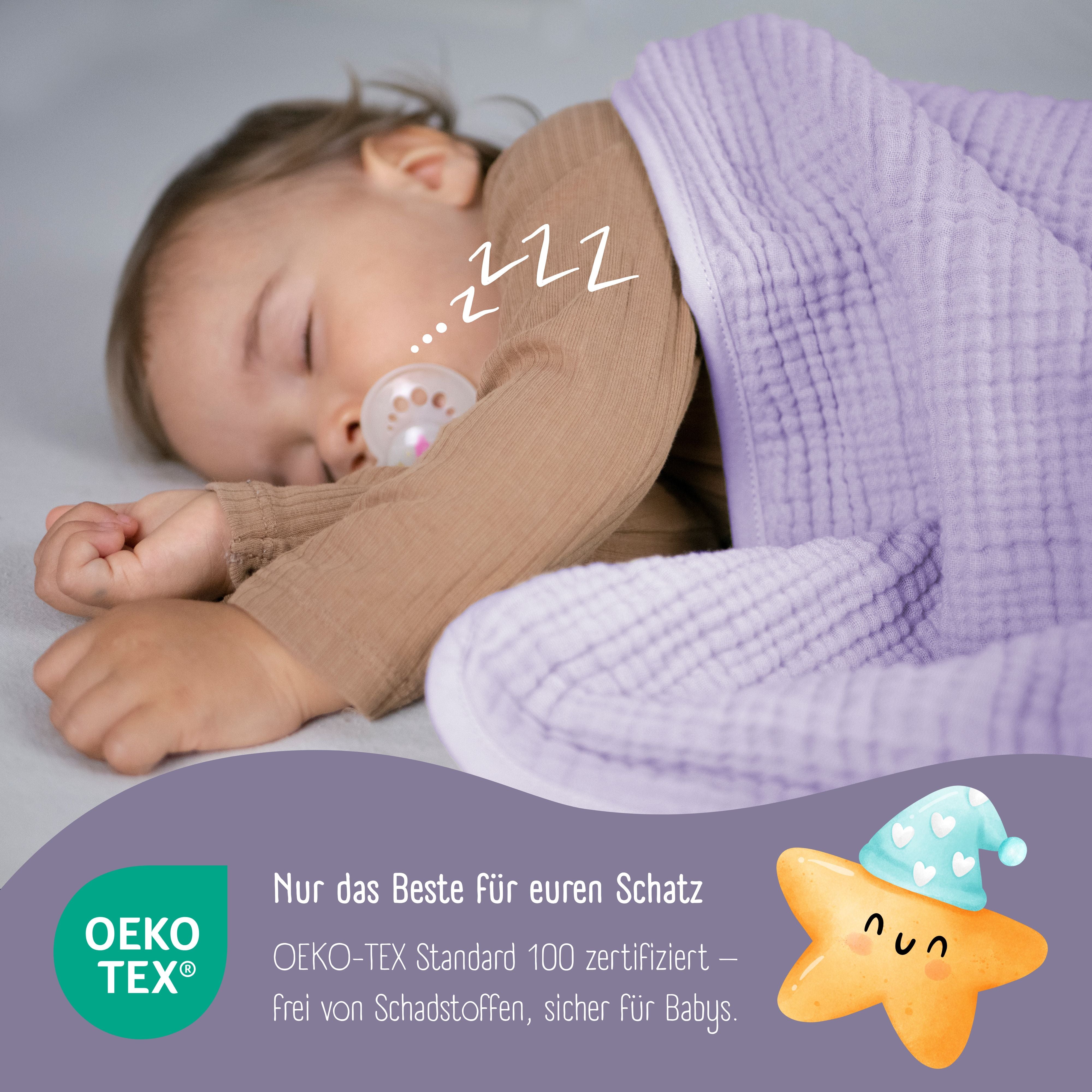 bearfoot-babydecken-musselin-fleecedecke-lila-flauschig-weich image 4