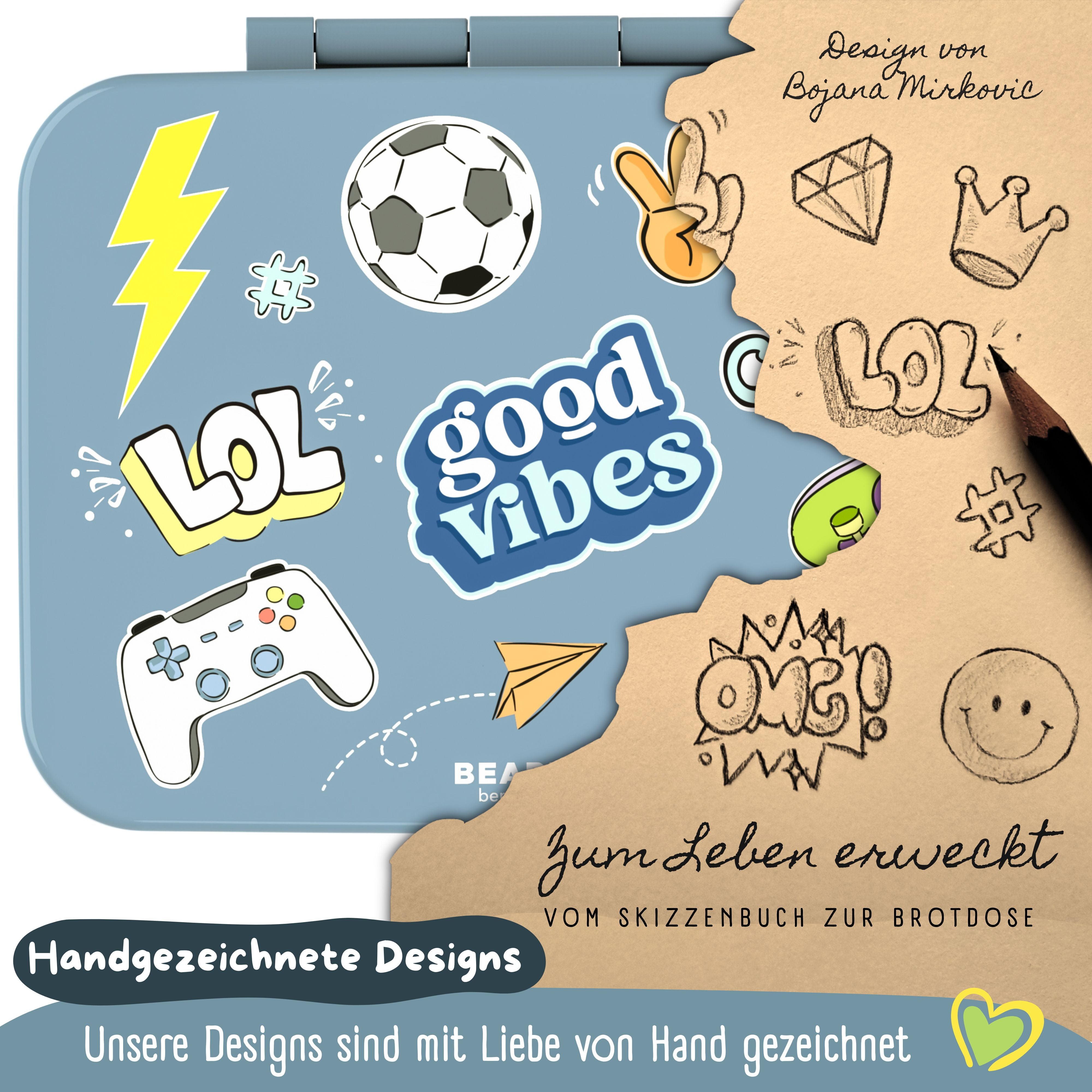 bearfoot-bento-box-compact-brotdose-sticker-blau-1000ml image 8