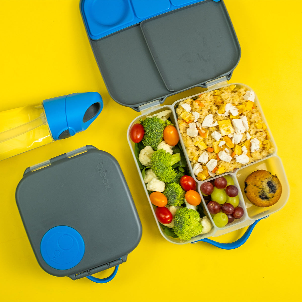 b-box-lunch-time-3er-set-blue-slate-brotdose-auslaufsicher image 5