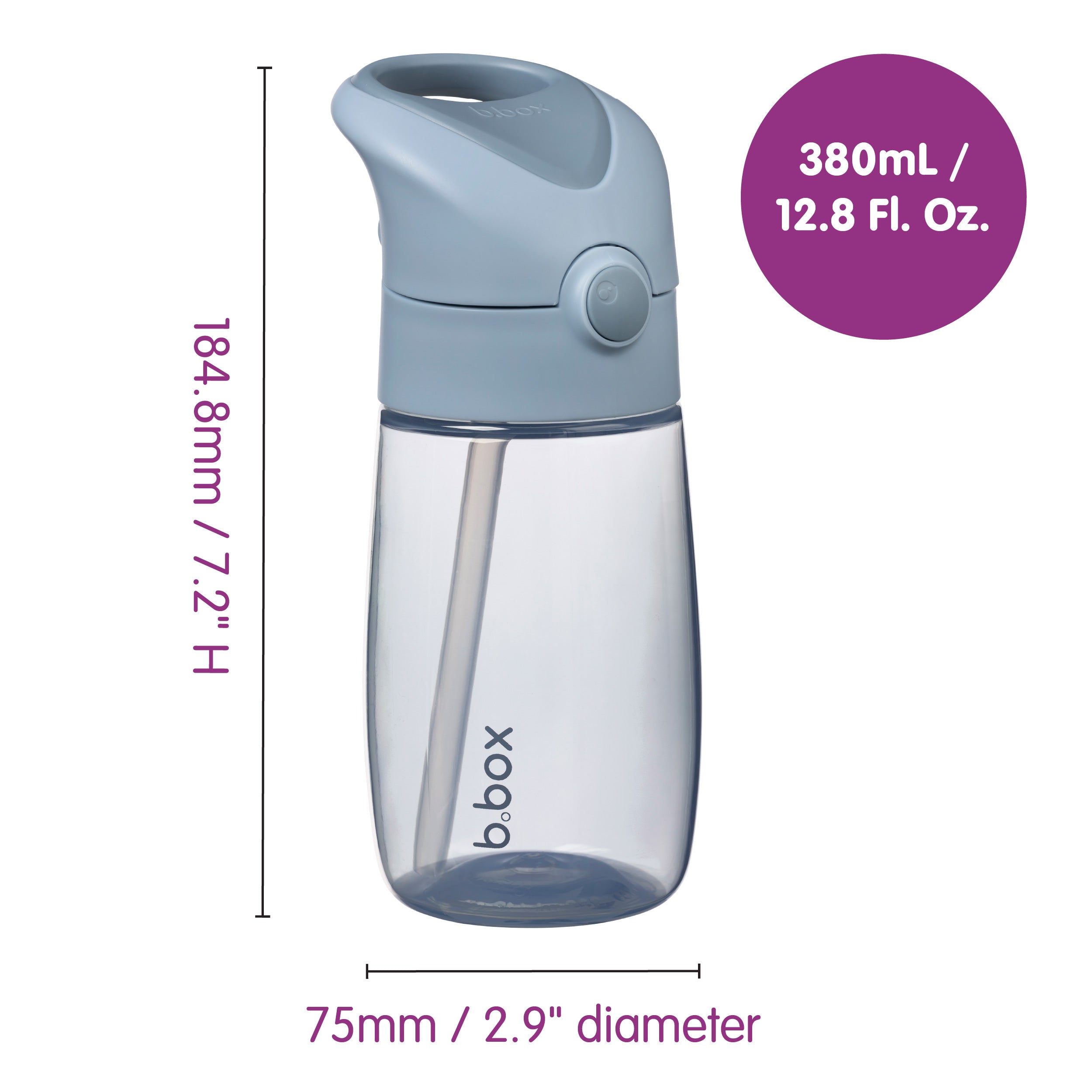 b-box-drink-bottle-jr-trinkflasche-spearmint-380ml image 6
