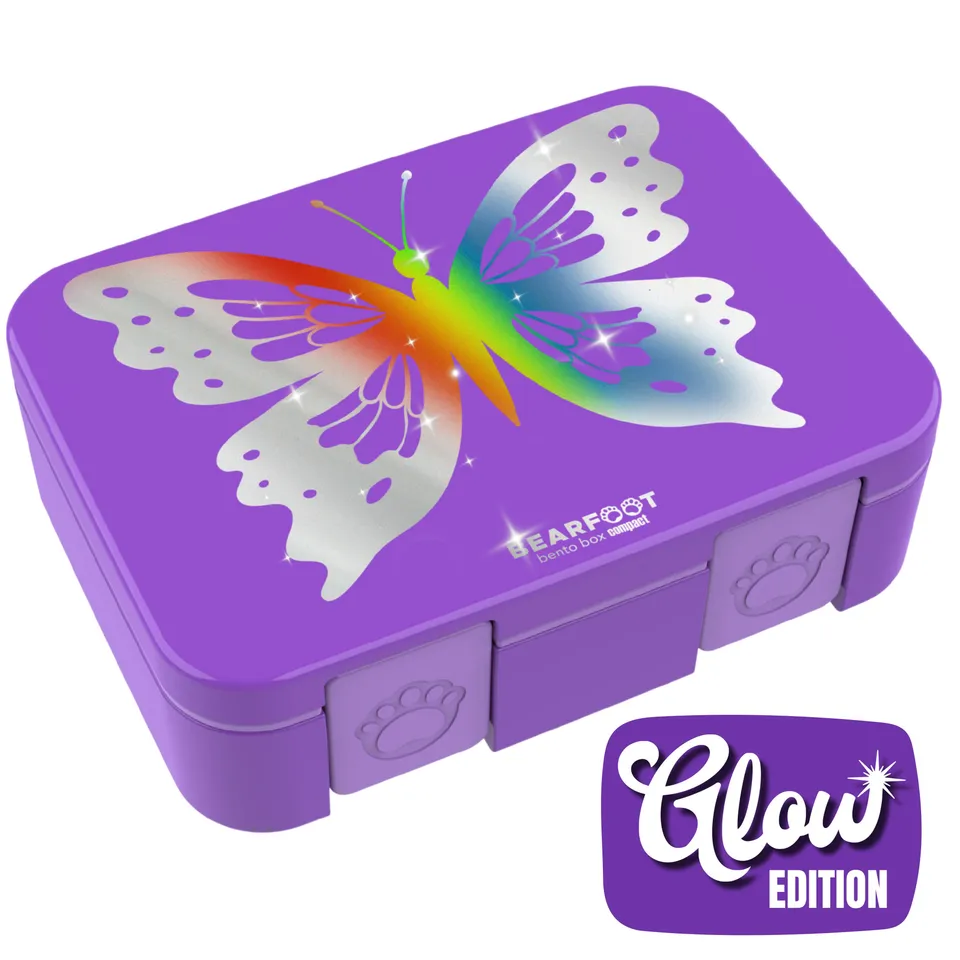 bearfoot-bento-box-compact-schmetterling-glow-650ml image 1