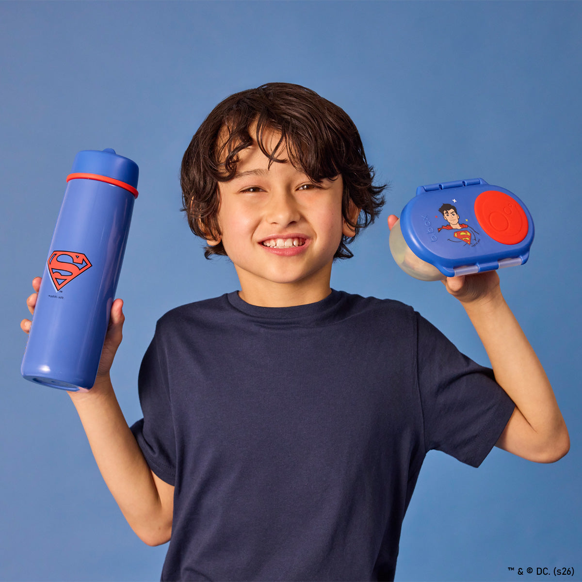 b-box-superman-trinkflasche-flip-top-690-ml-edelstahl image 8