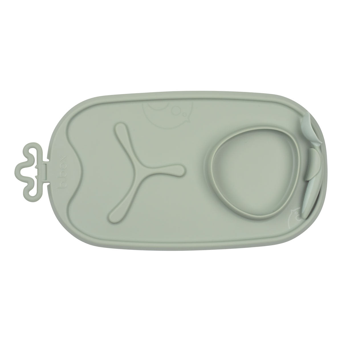 b-box-roll-go-essmatte-sage-gr-n-silikon-mit-l-ffel image 1