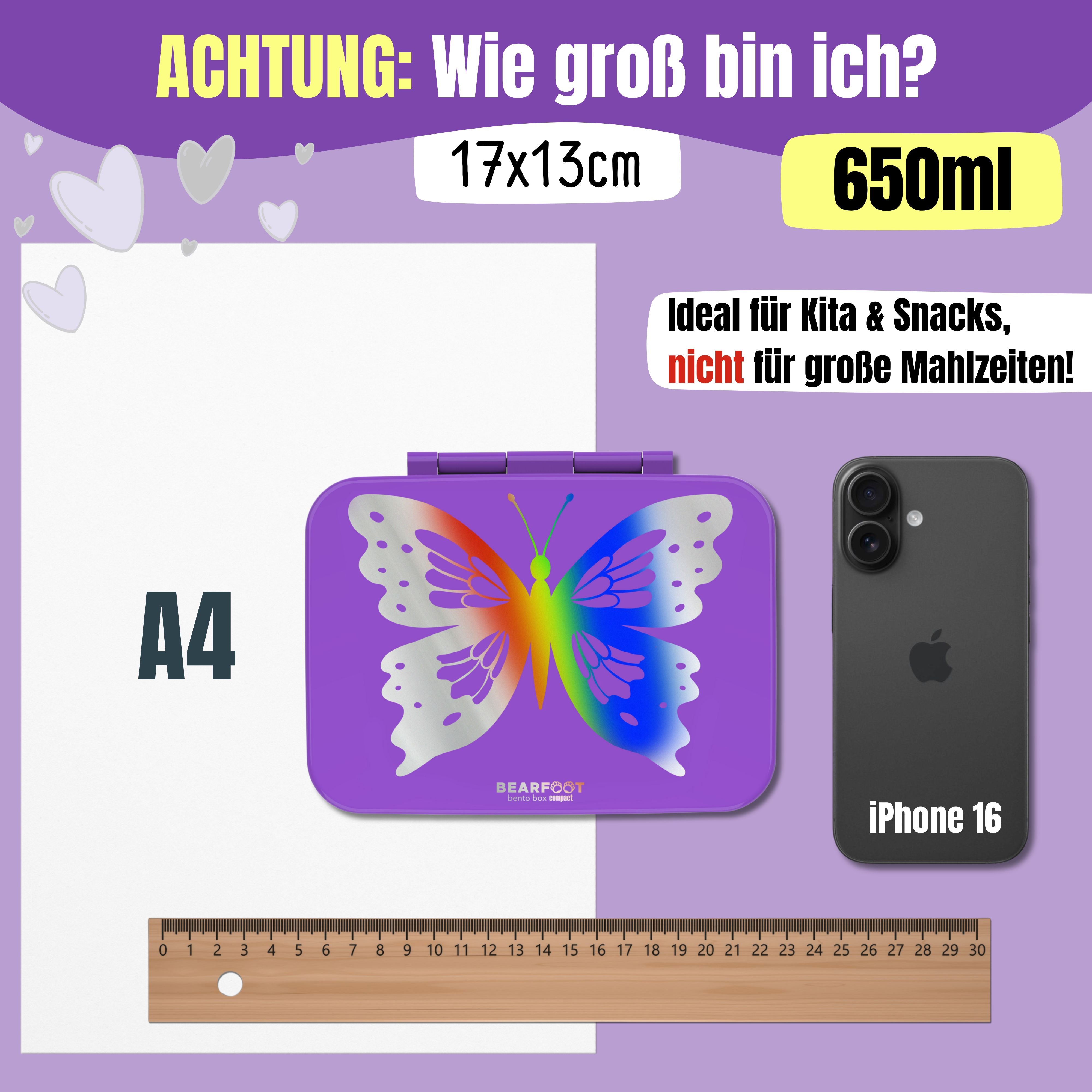 bearfoot-bento-box-compact-schmetterling-glow-650ml image 4