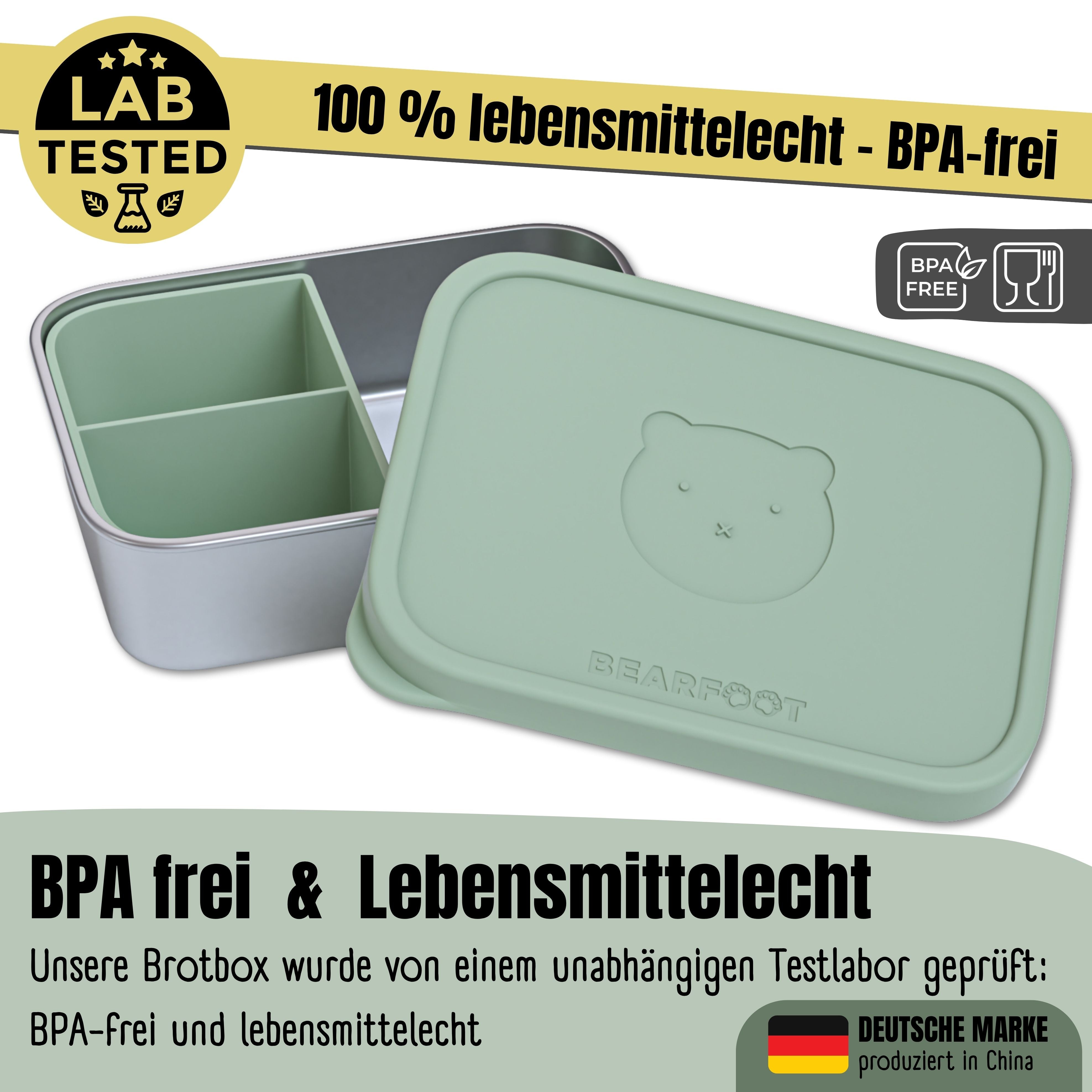 bearfoot-brotdose-edelstahl-kinder-salbei-silikon-700ml-bento image 4