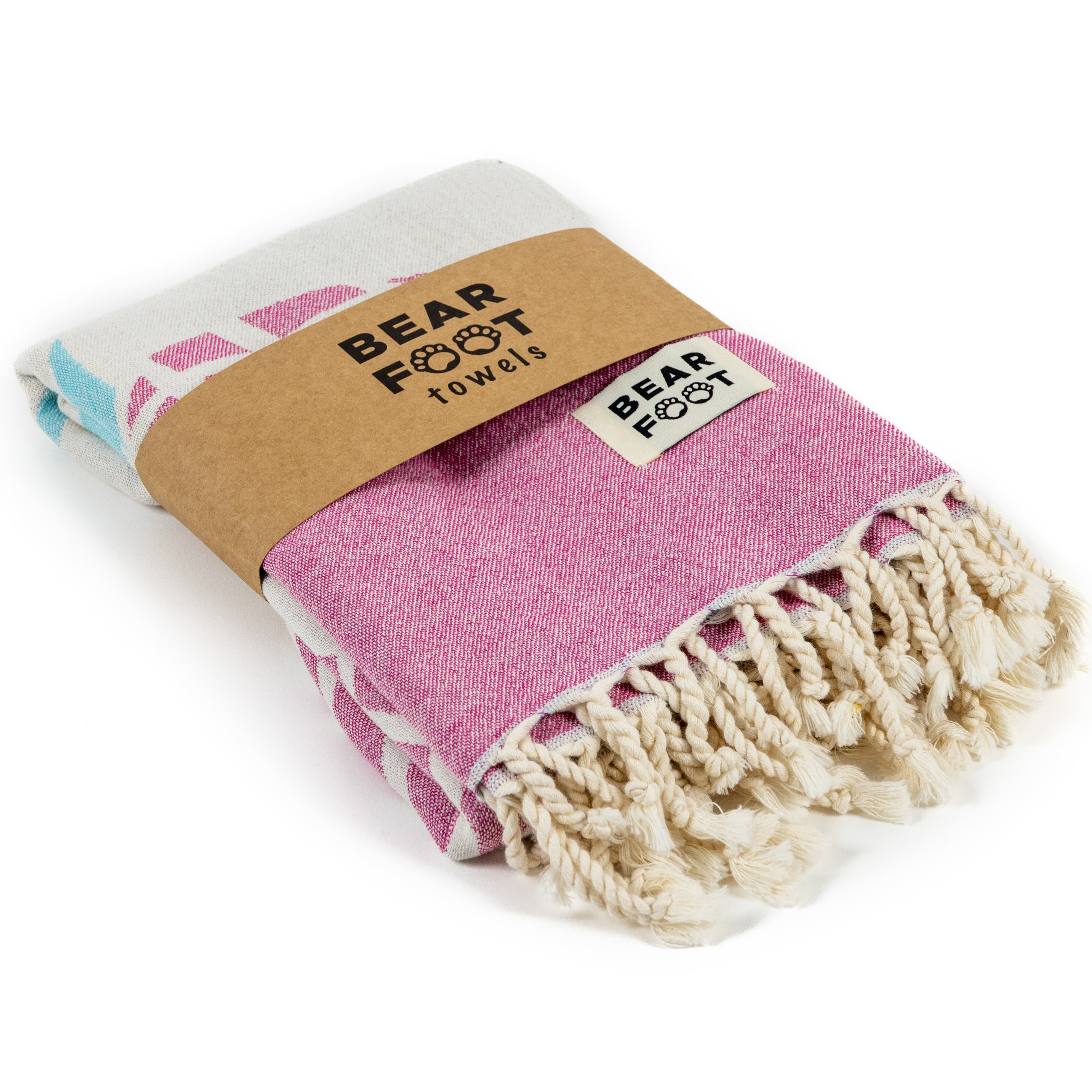 bearfoot-strandt-cher-pineapple-pink-strandtuch-baumwolle image 5