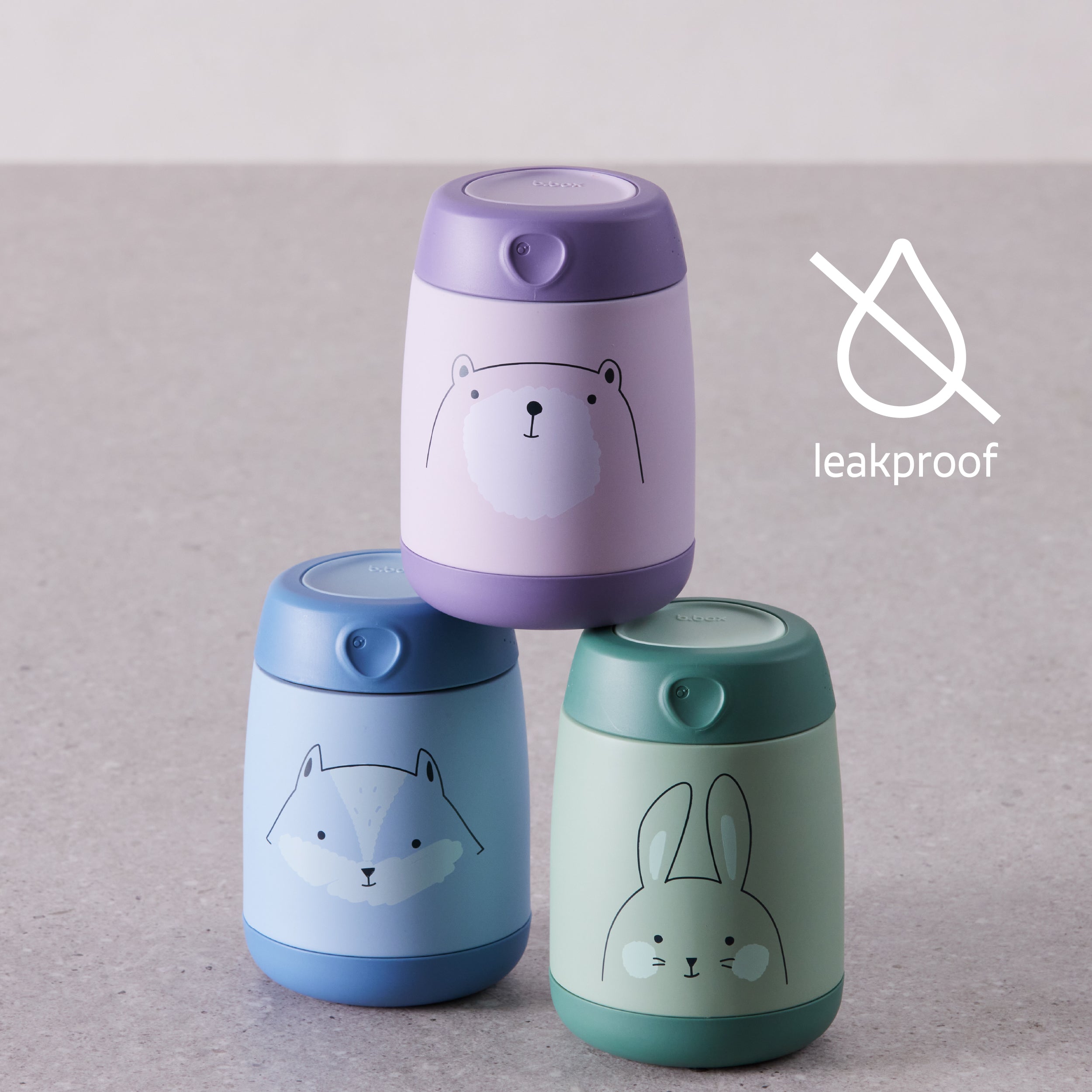 b-box-insulated-food-jar-mini-thermobeh-lter-friendly-fox-200ml image 2