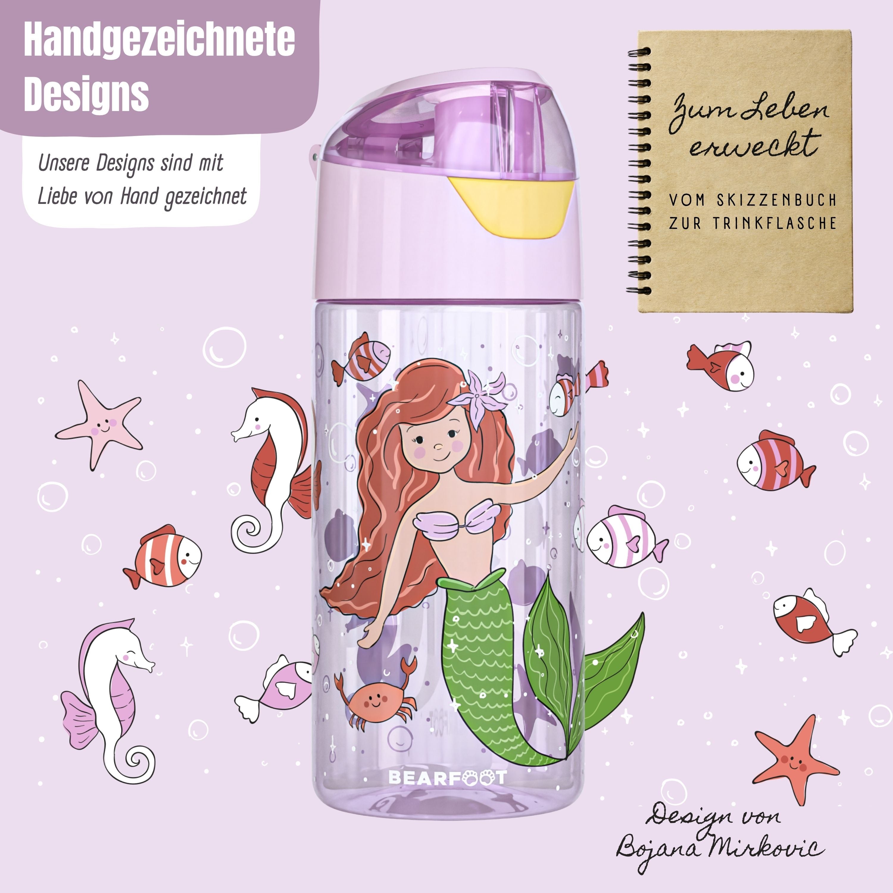 bearfoot-trinkflasche-meerjungfrau-450-ml-wasserflasche-tritan image 3