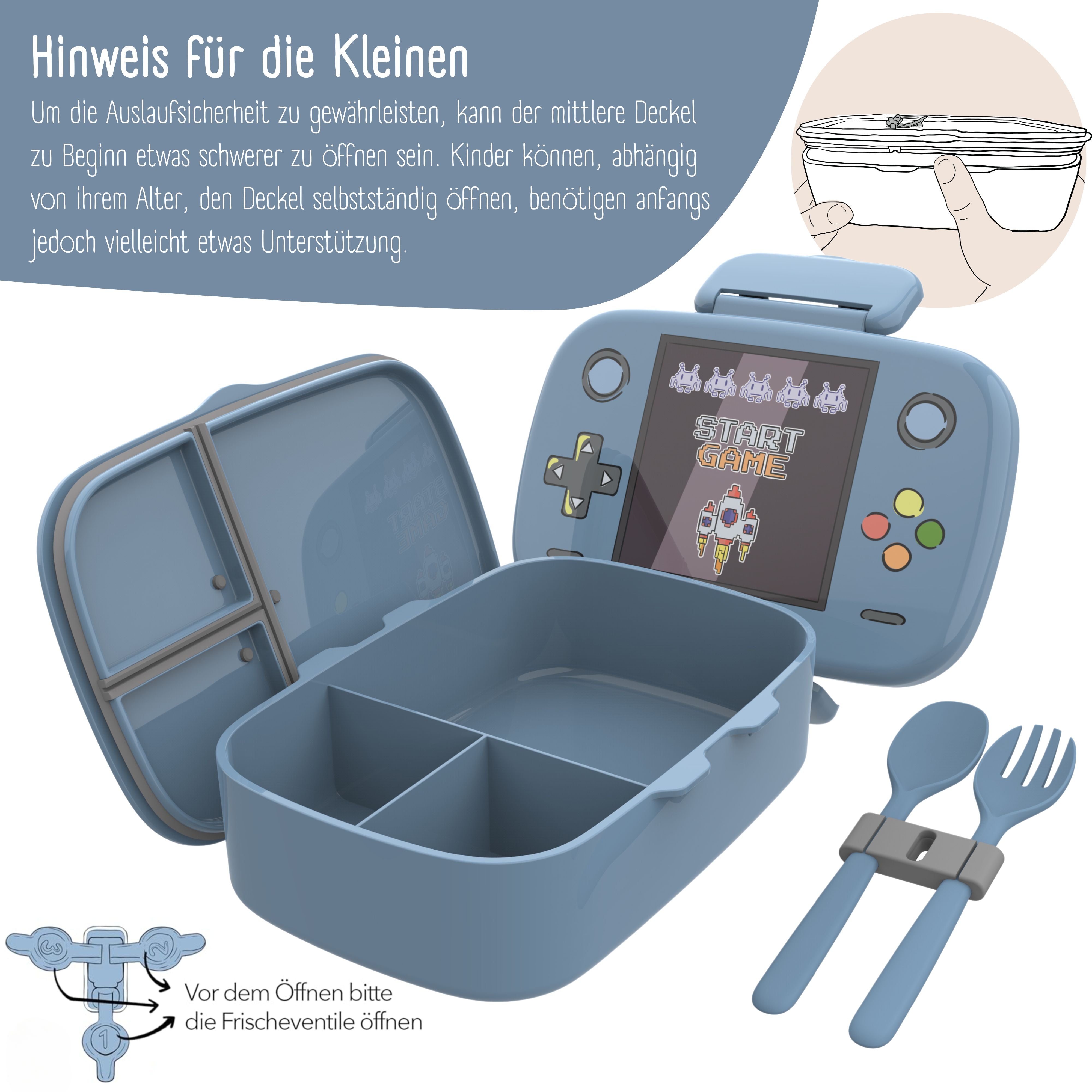 bearfoot-brotdosen-set-brotdose-game-lunchbox-blau-mit-besteck image 4