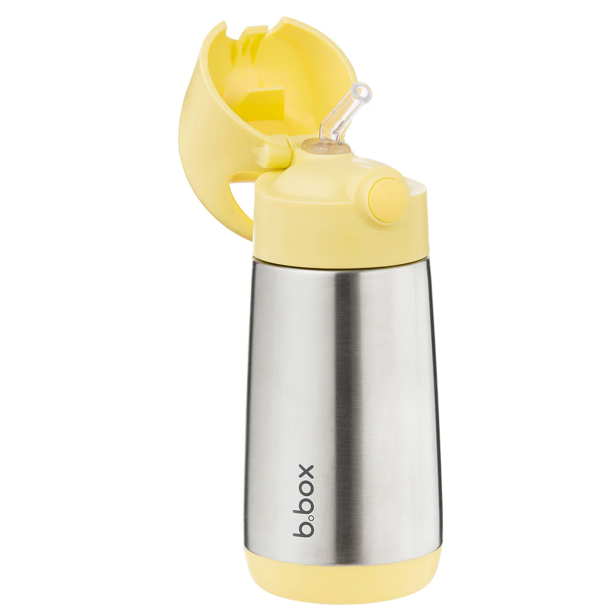 b-box-trinkflasche-lemon-twist-350-ml-edelstahl-thermo-ab-12-monaten image 1