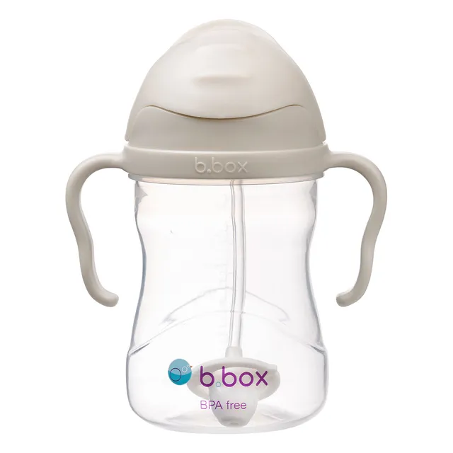 b-box-sippy-cup-trinkbecher-latte-beige-auslaufsicher image 1