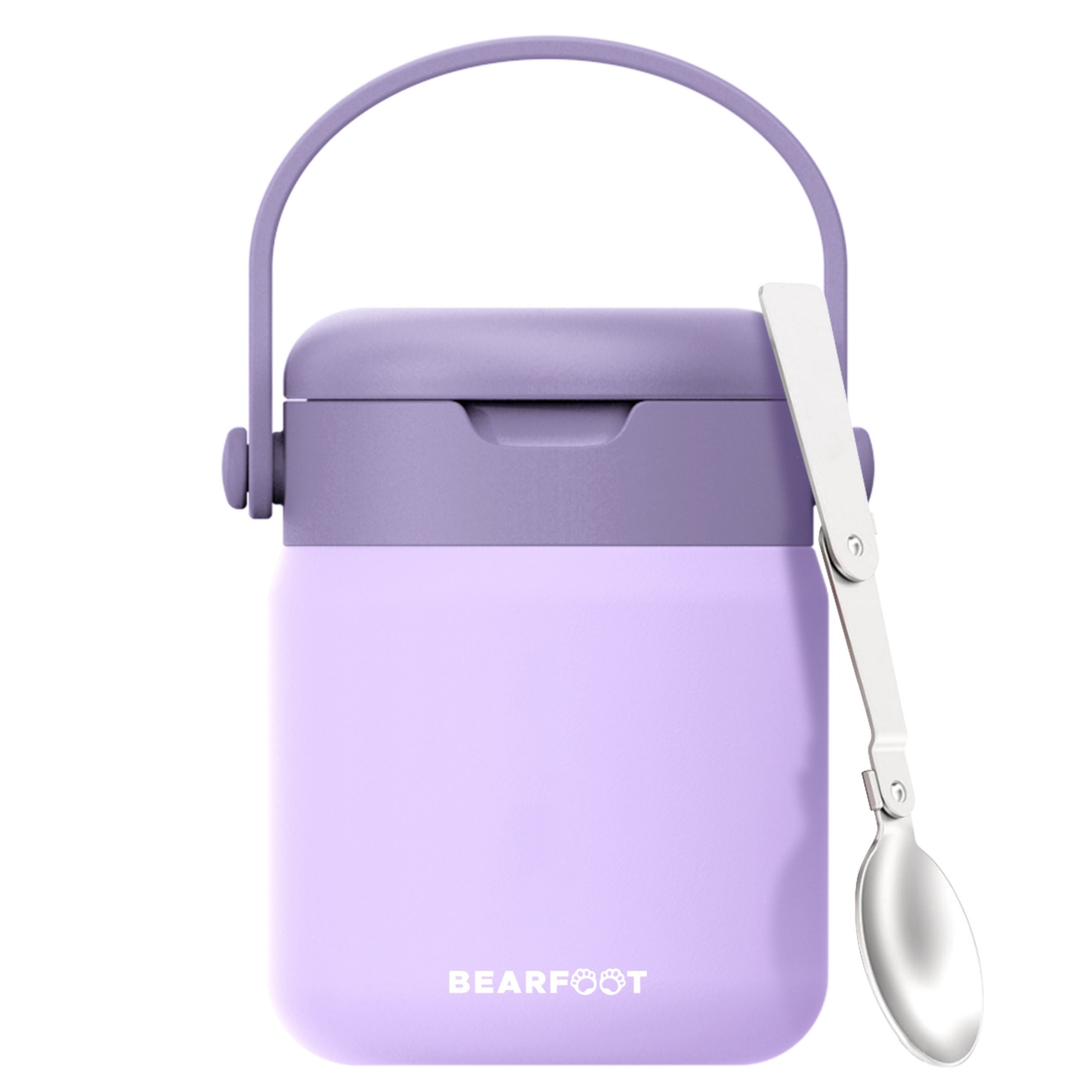 bearfoot-thermobeh-lter-500ml-lila-edelstahl-mit-l-ffel image 2