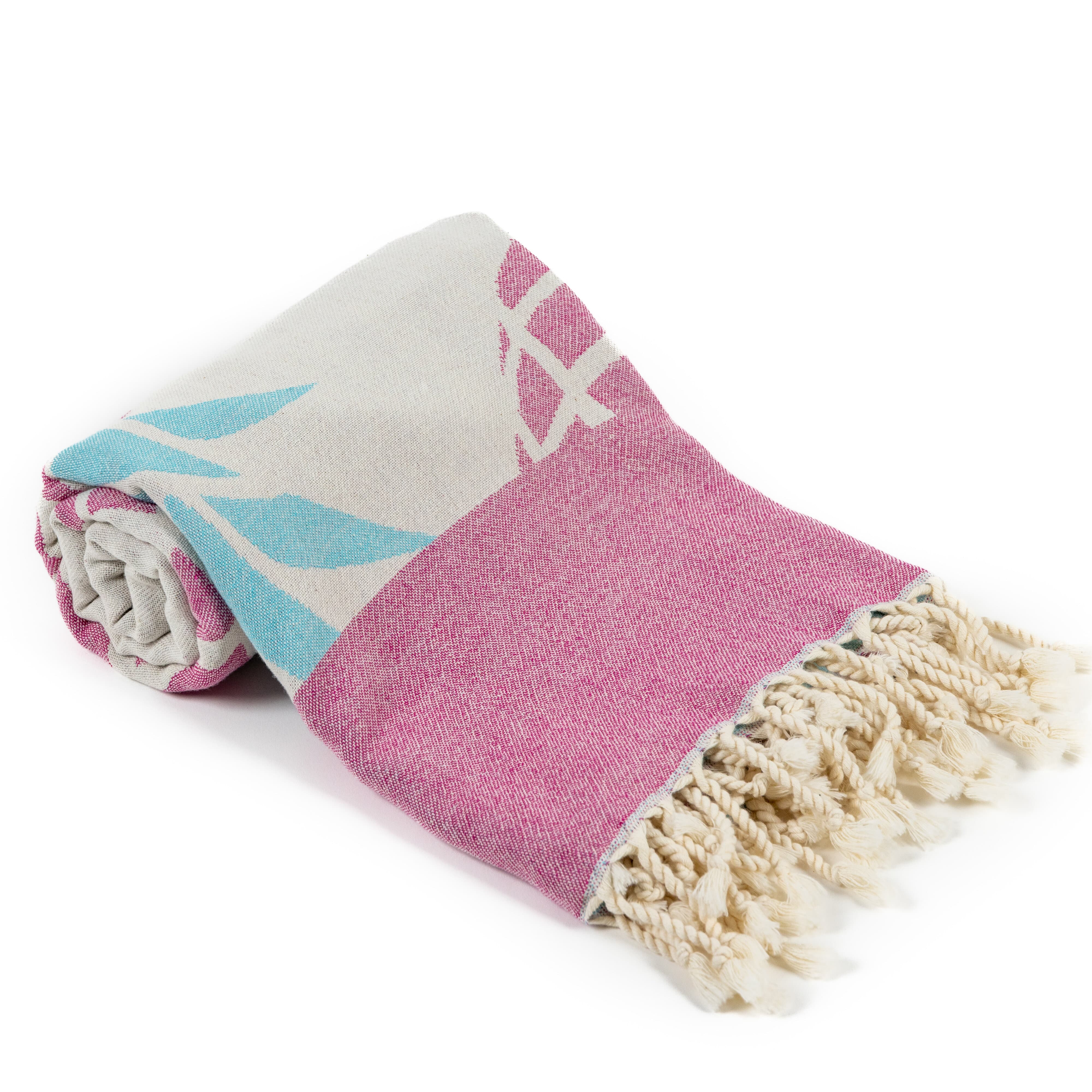 bearfoot-strandt-cher-pineapple-pink-strandtuch-baumwolle image 6