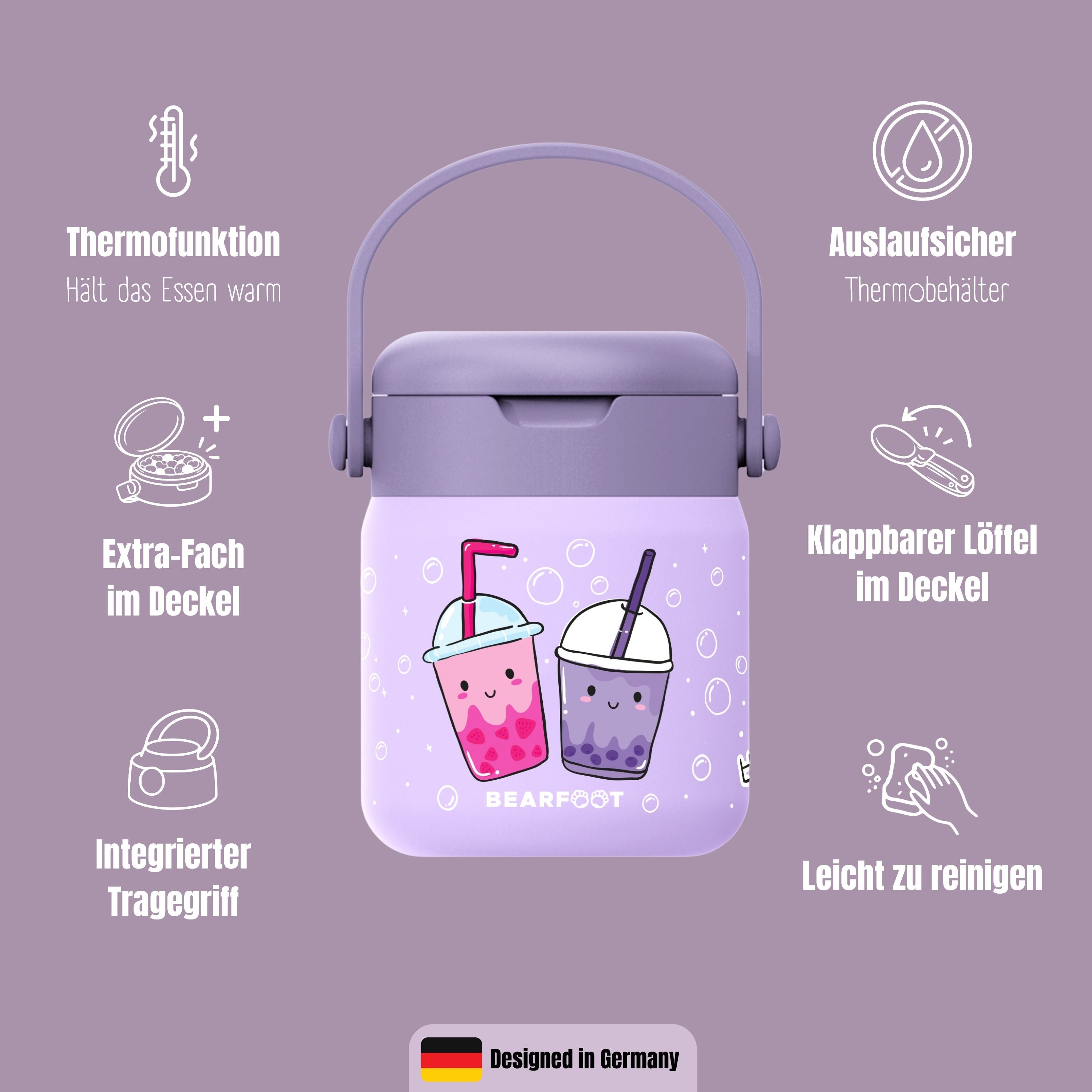 bearfoot-thermobeh-lter-kinder-edelstahl-bubble-tea-lila-500ml image 7
