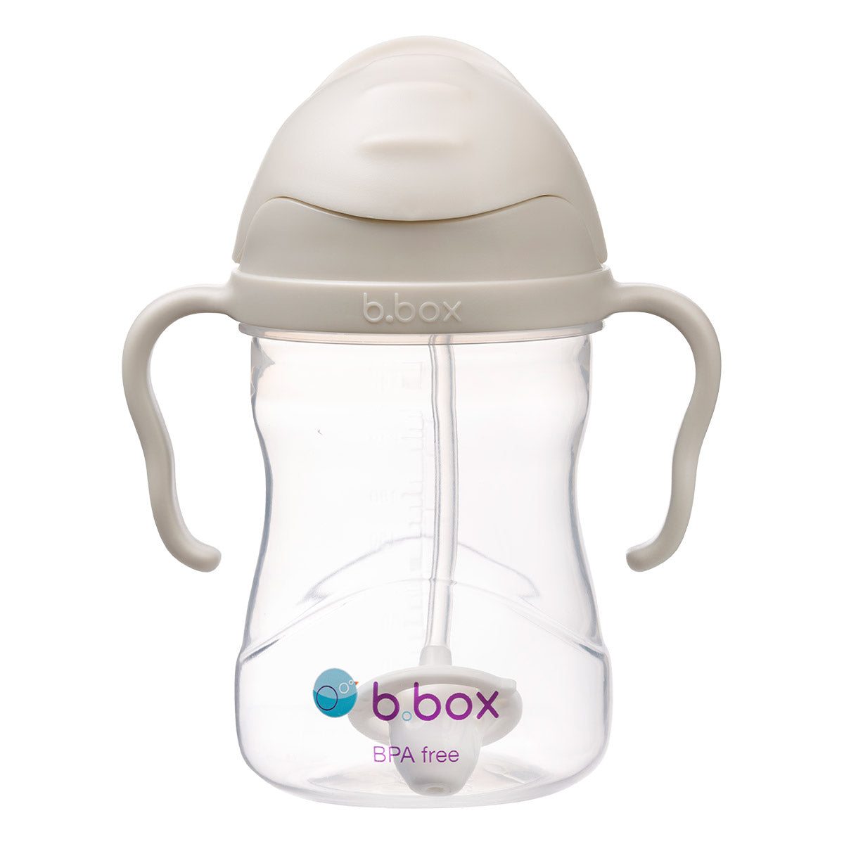b-box-sippy-cup-trinkbecher-latte-beige-auslaufsicher image 1