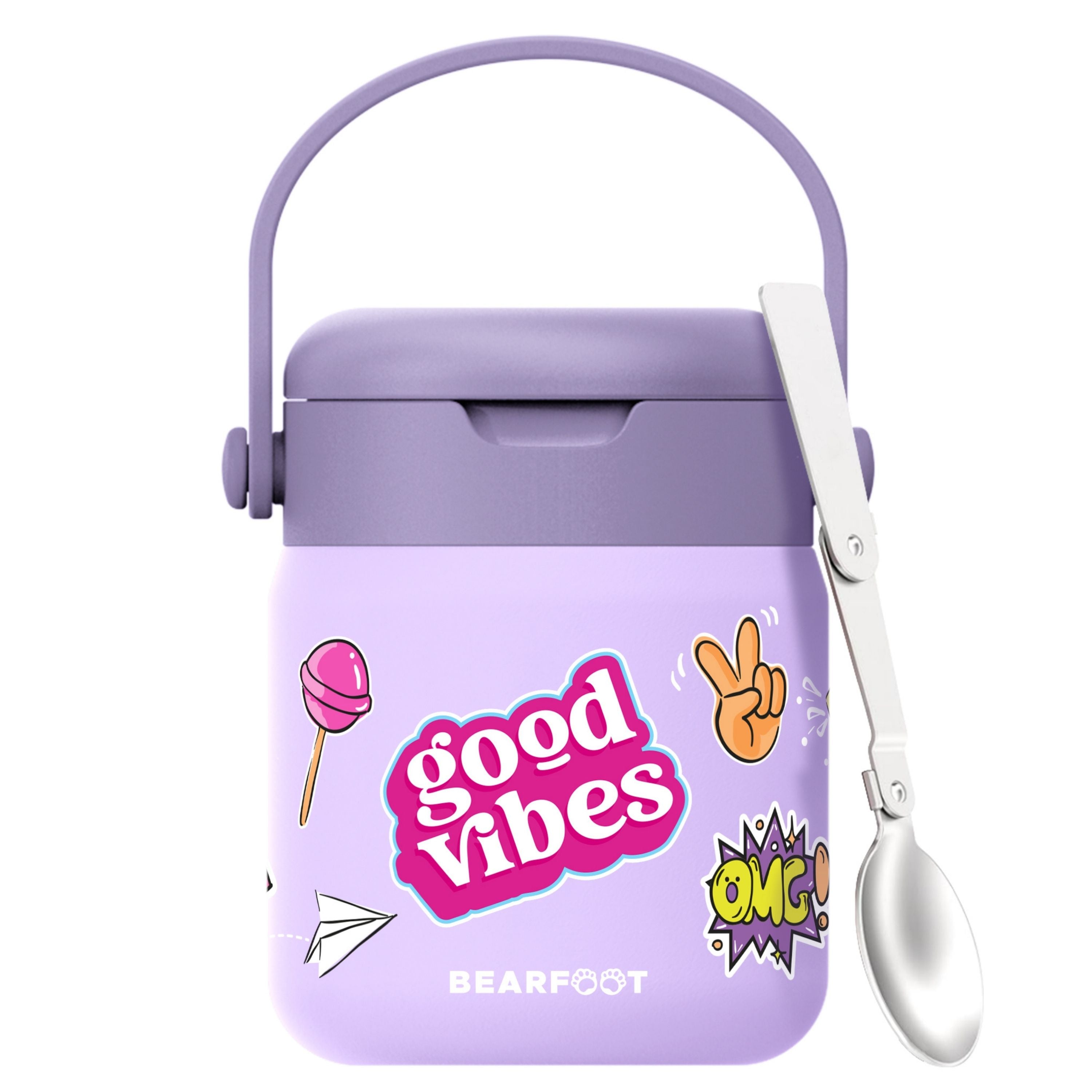 bearfoot-thermobeh-lter-kinder-edelstahl-sticker-lila-500ml image 3
