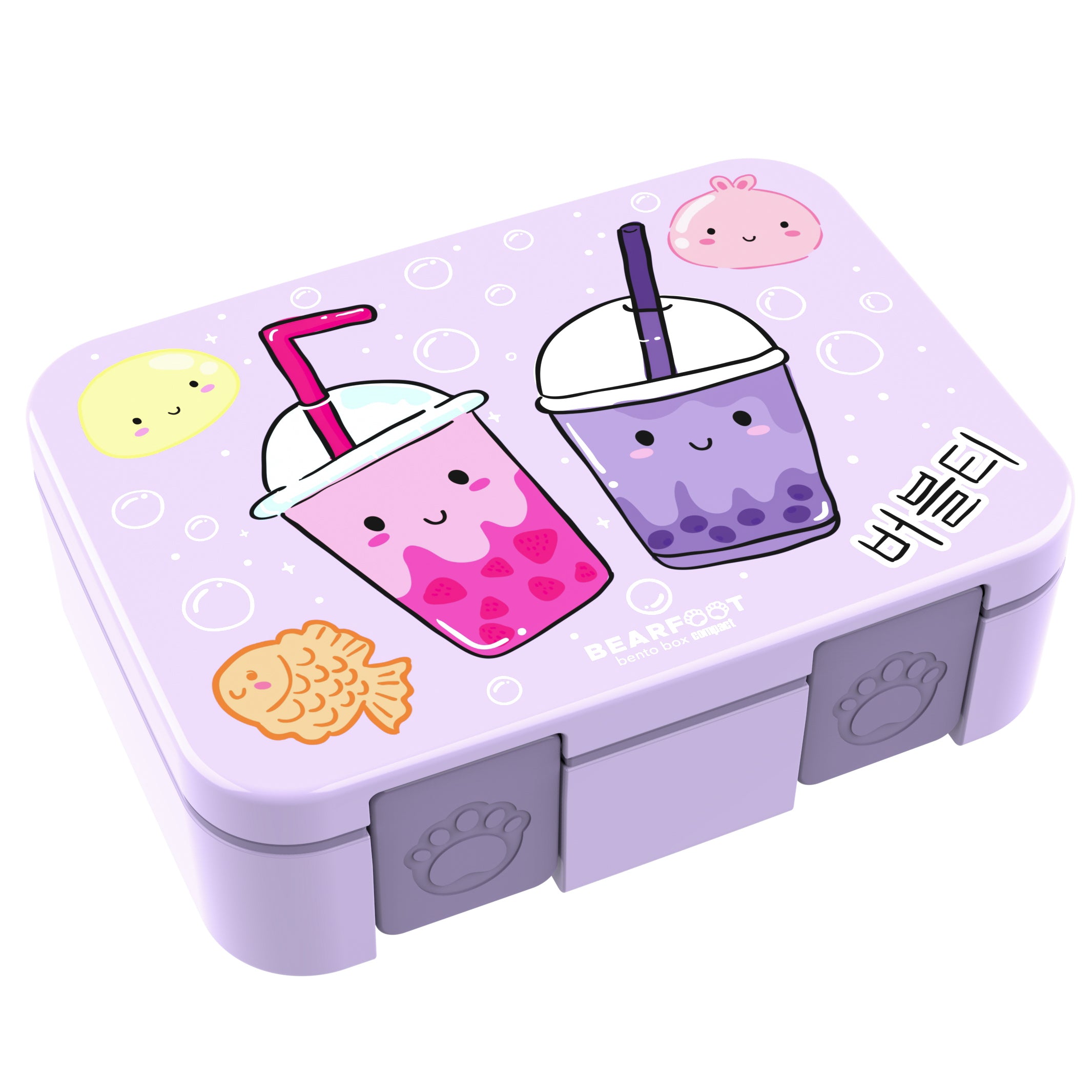 bearfoot-brotdosen-compact-brotdose-1000-ml-bubble-tea-lila image 1