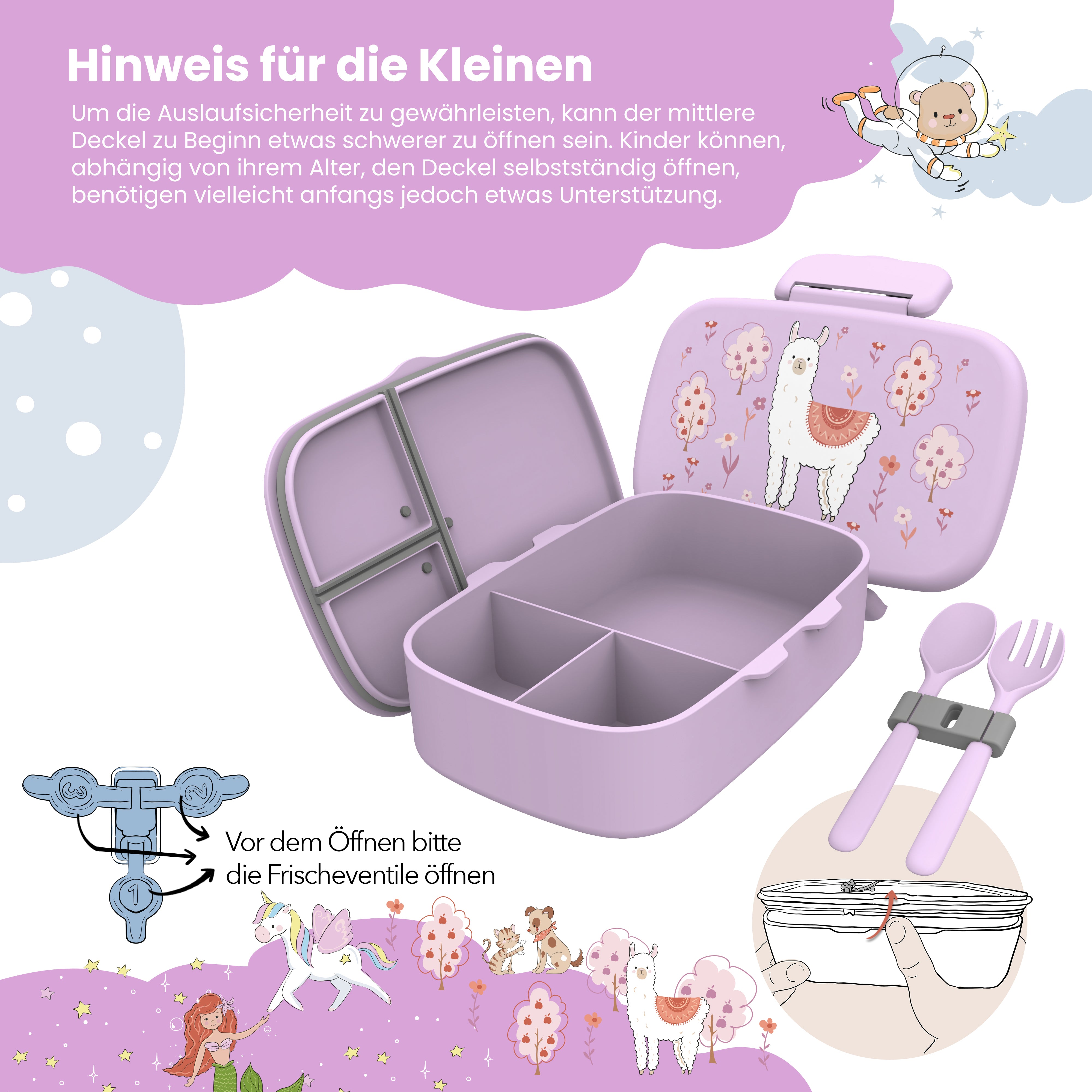 bearfoot-brotdosen-lama-brotdose-kinder-bpa-frei-lila image 4