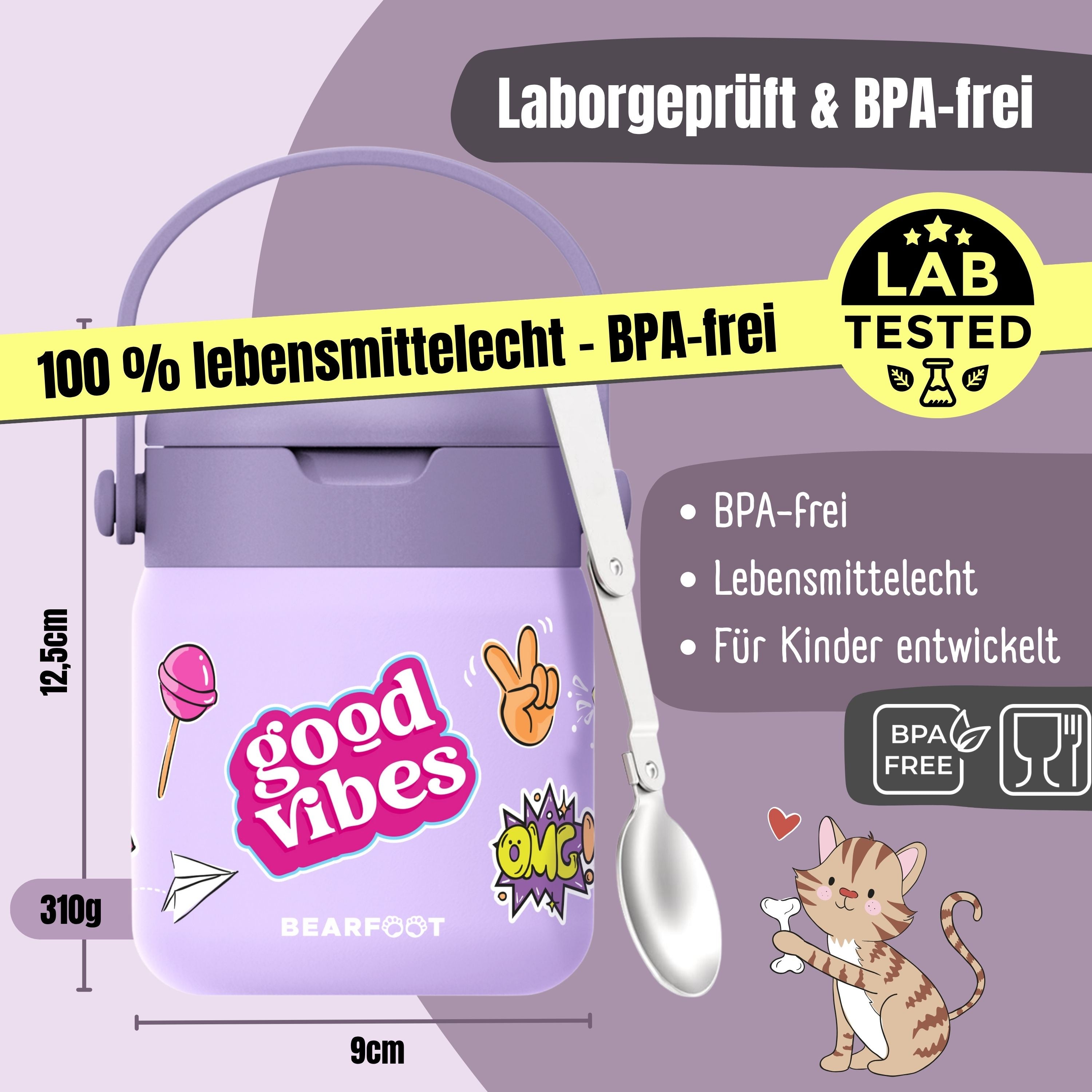 bearfoot-thermobeh-lter-kinder-edelstahl-sticker-lila-500ml image 5