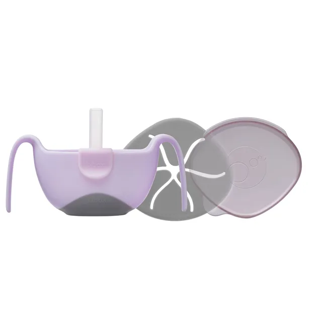b-box-bowl-straw-sch-ssel-boysenberry-lila-mit-strohhalm image 1