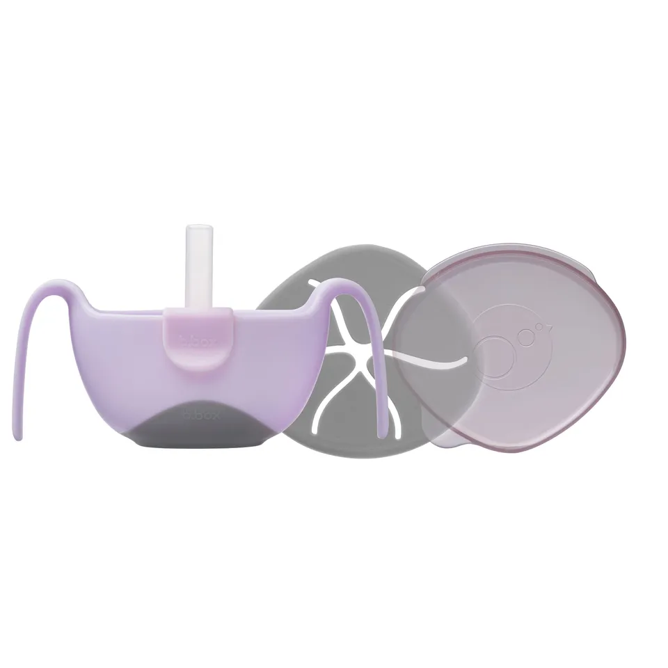 b-box-bowl-straw-sch-ssel-boysenberry-lila-mit-strohhalm image 1