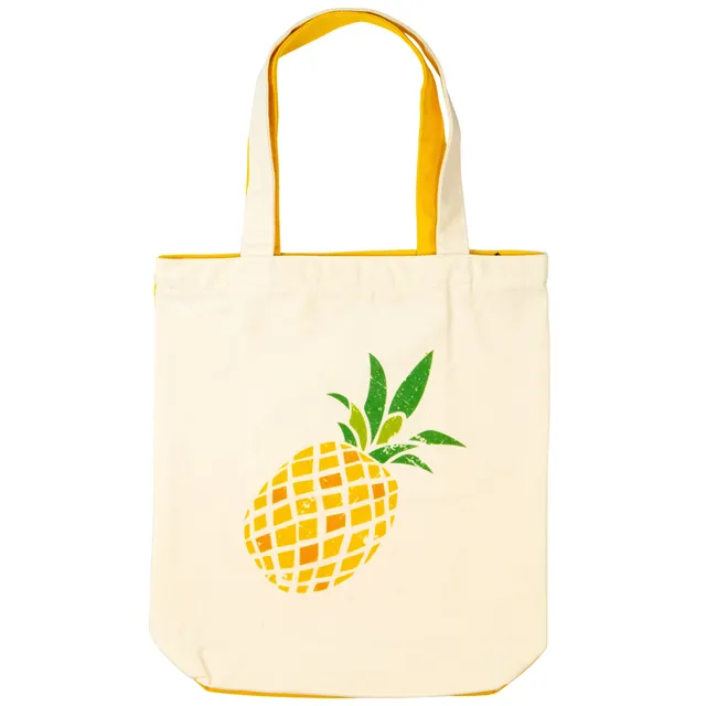 bearfoot-jutebeutel-pineapple-canvas-tasche-mit-reissverschluss image 1