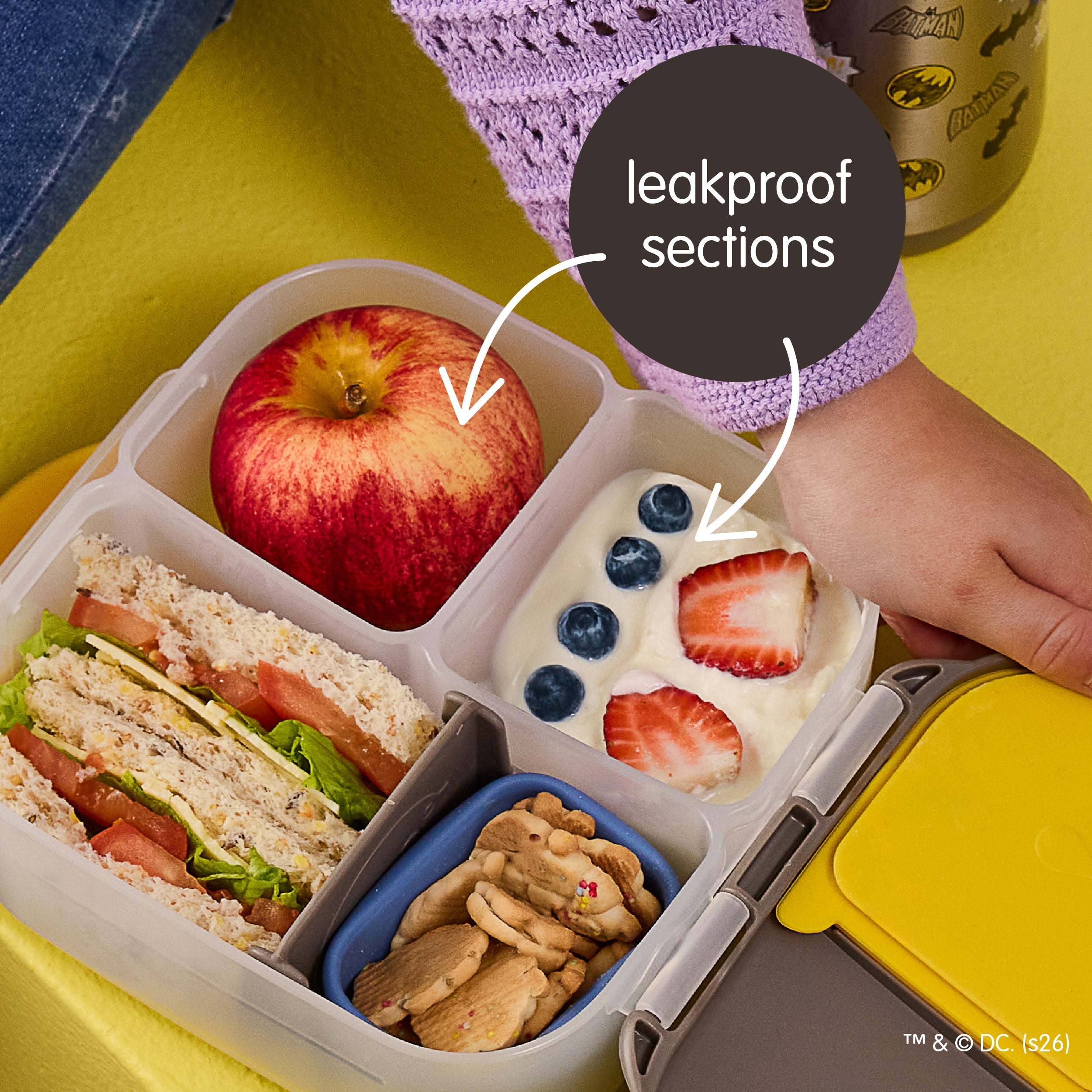 b-box-batman-mini-lunchbox-brotdose-mit-f-chern image 3