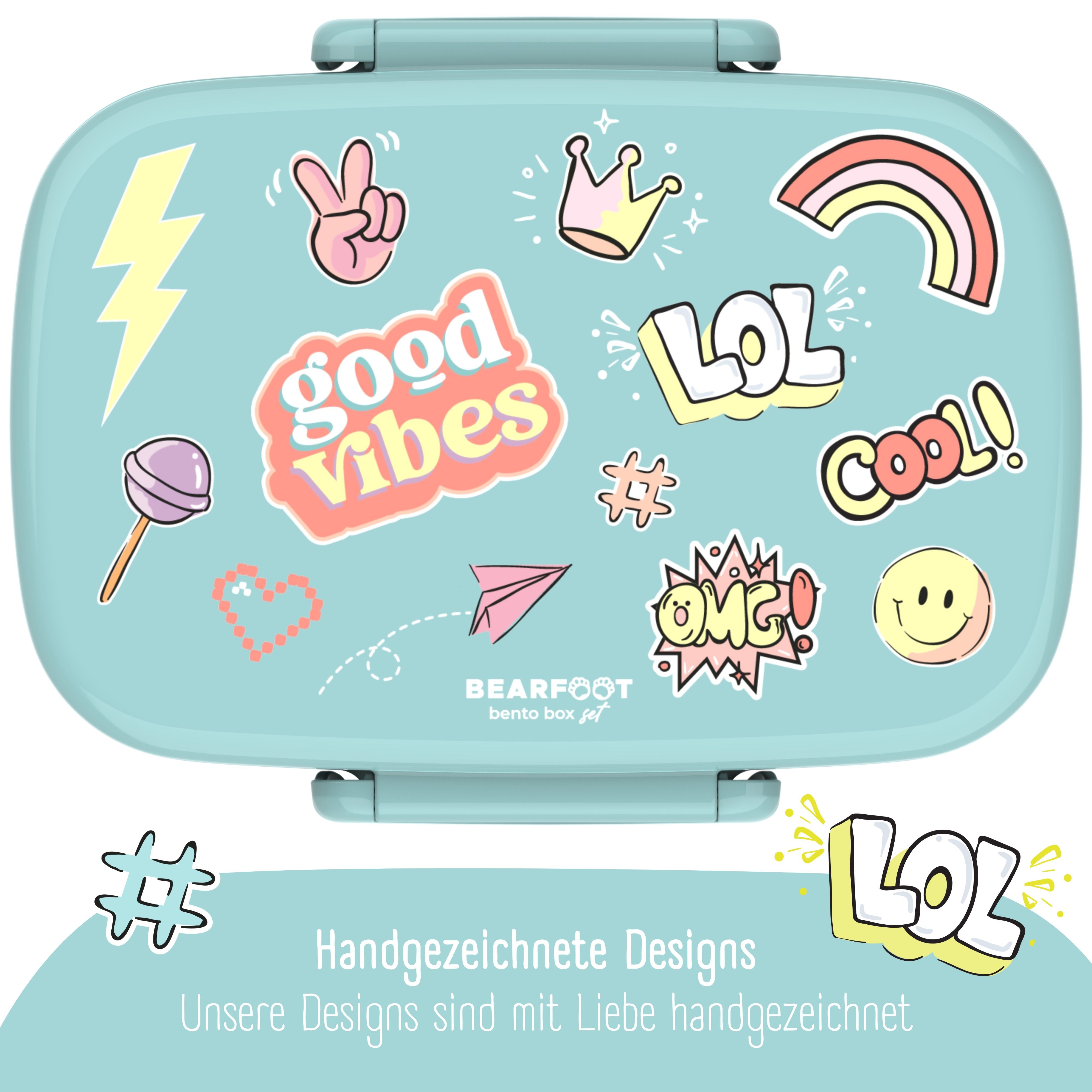 bearfoot-bento-box-brotdose-mint-sticker-mit-besteck-auslaufsicher image 8