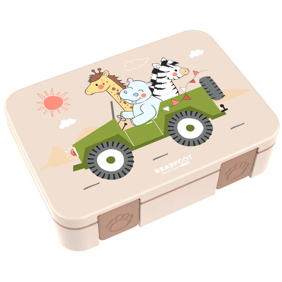 bearfoot-brotdosen-safari-brotdose-braun-950ml-bpa-frei image 1