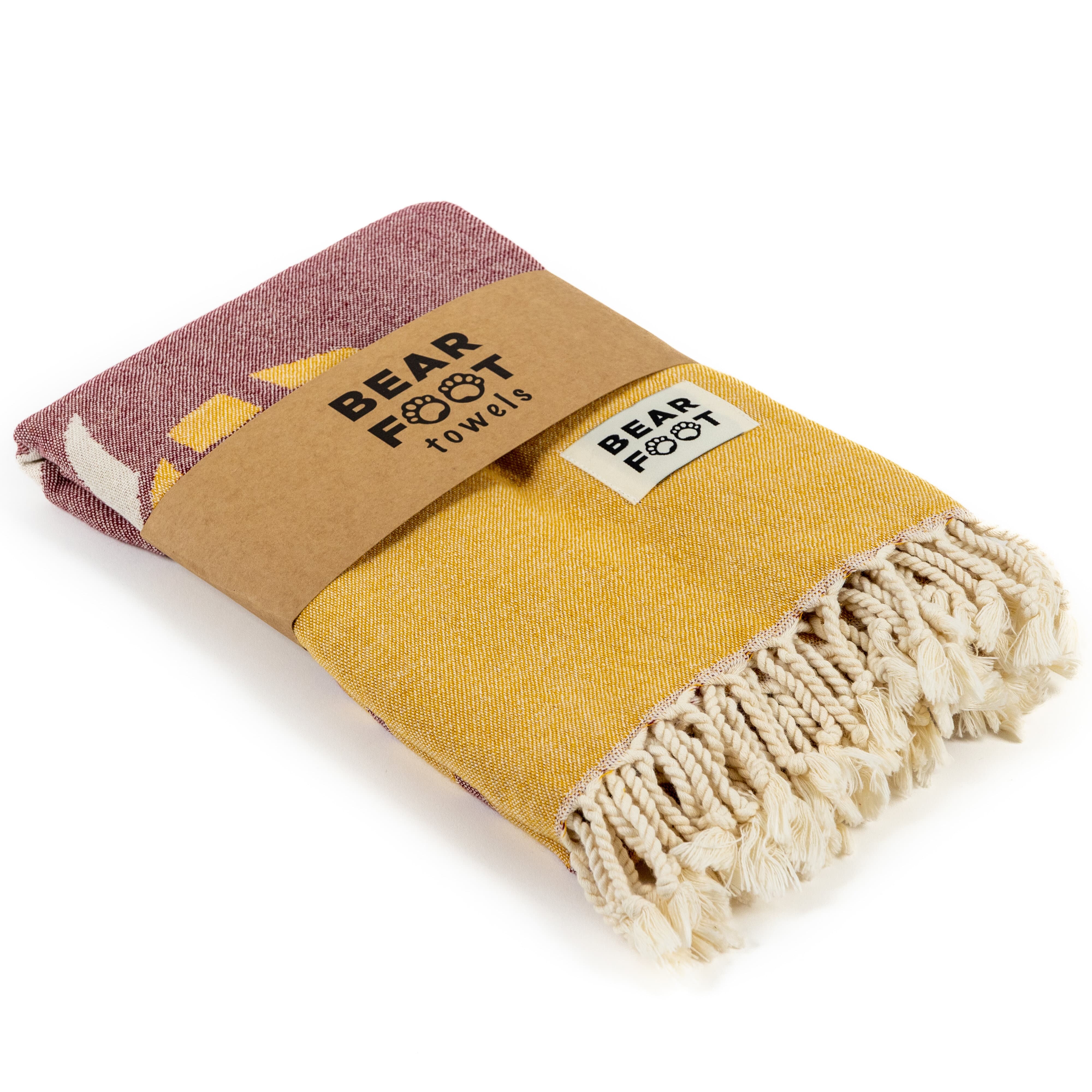 bearfoot-pineapple-red-strandtuch-baumwolle-100-cotton-gro image 5