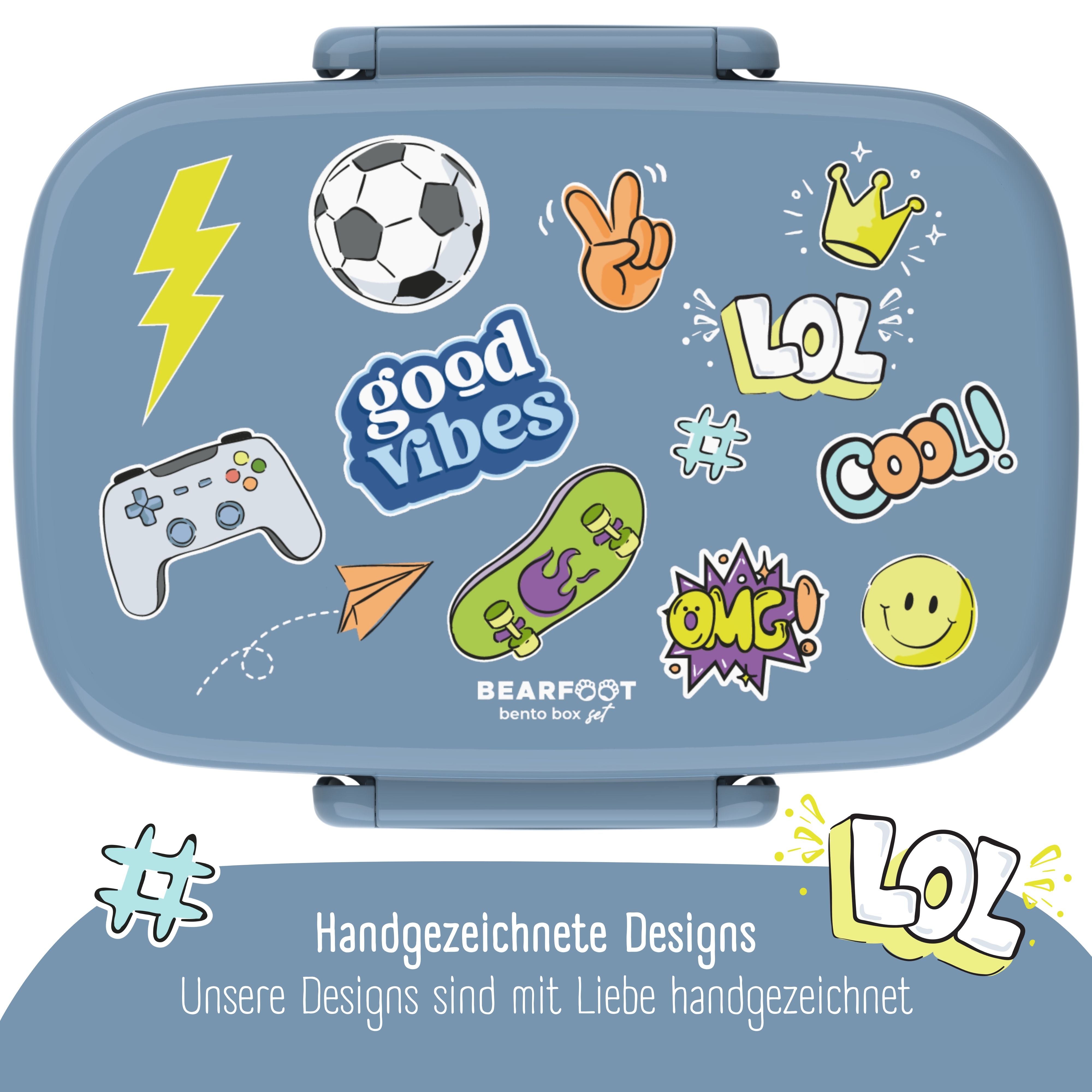bearfoot-bento-brotdose-kinder-sticker-blau-mit-f-chern image 8