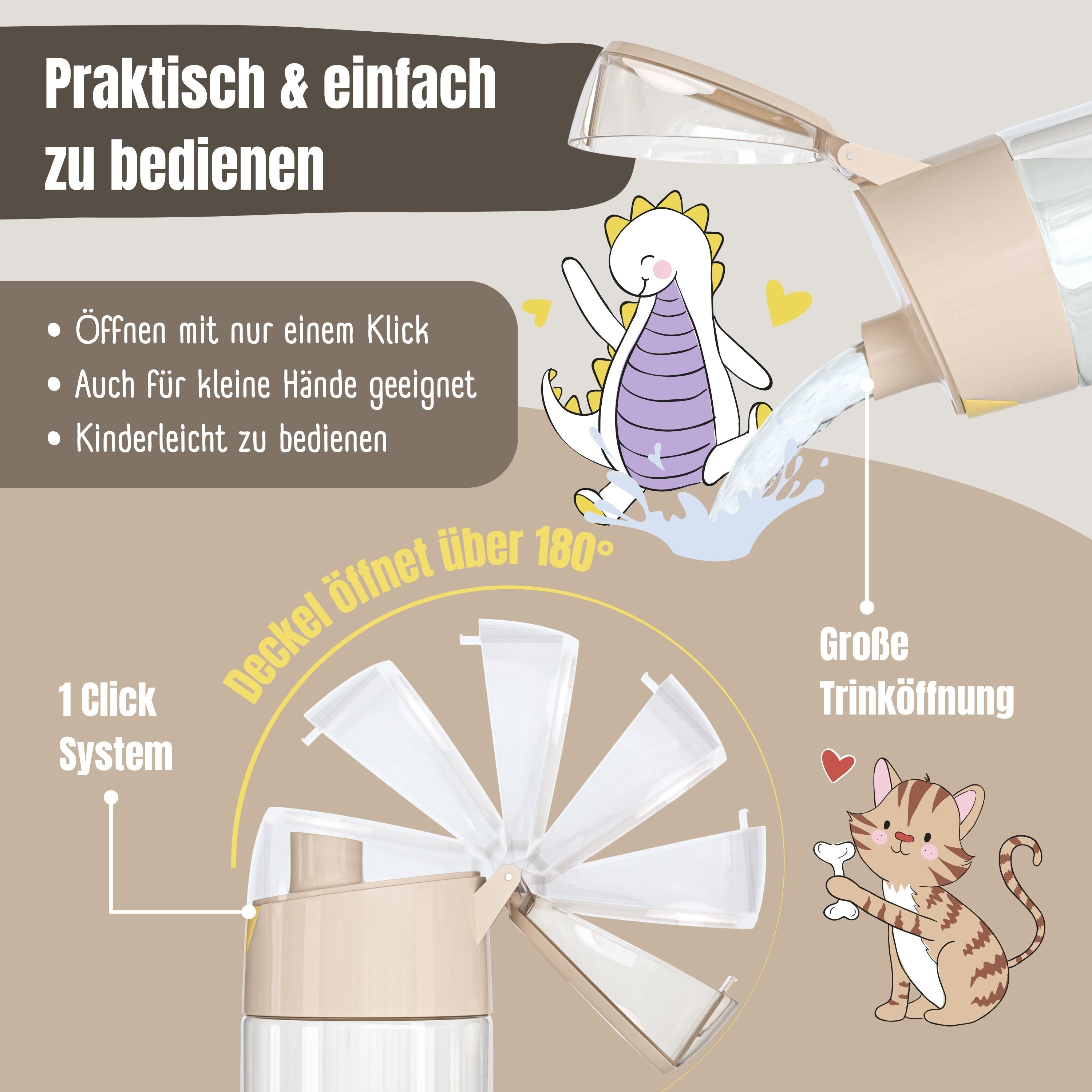 bearfoot-trinkflasche-safari-braun-wasserflasche-450-ml-tritan image 5