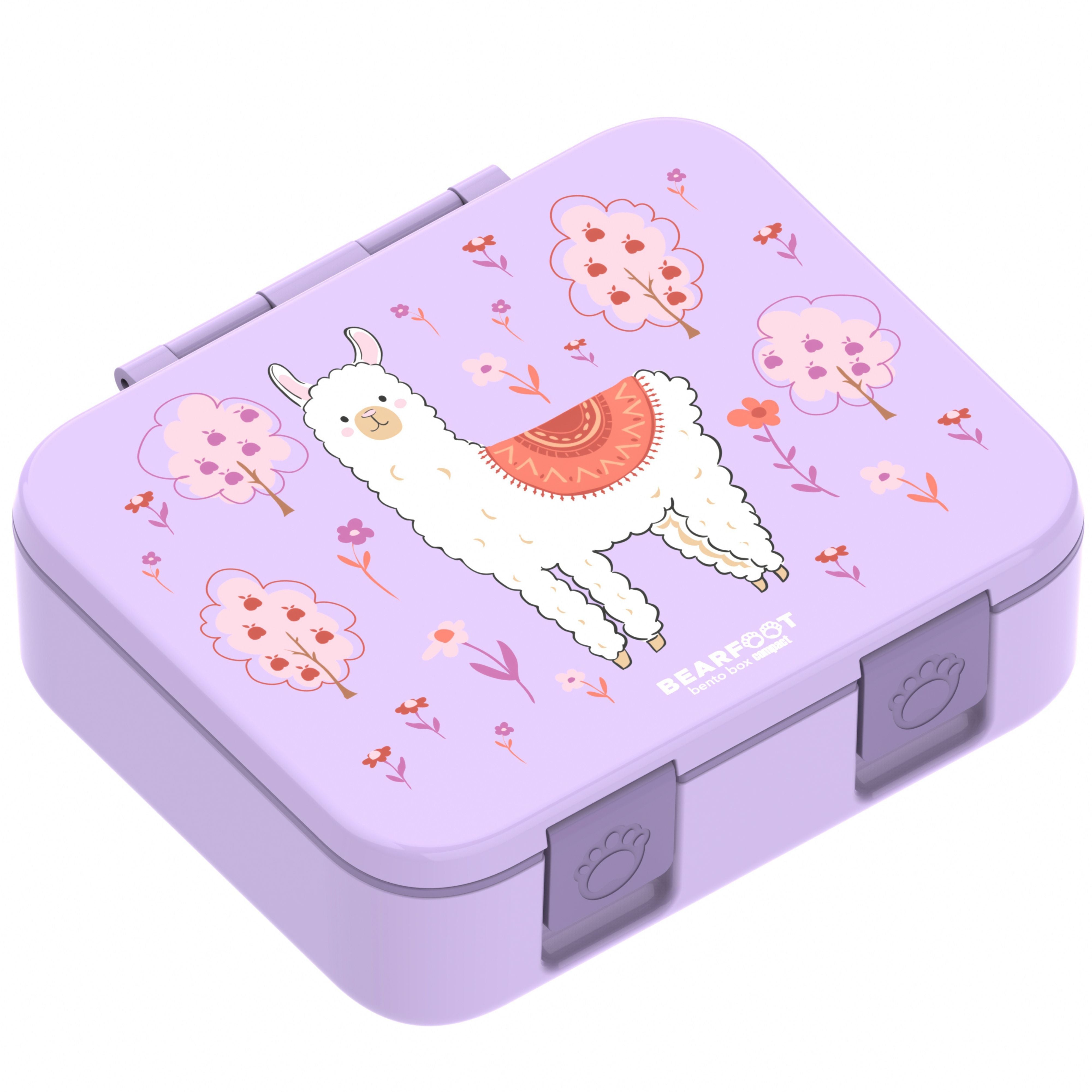 bearfoot-brotdose-lama-lila-bento-lunchbox-1000ml-auslaufsicher image 3