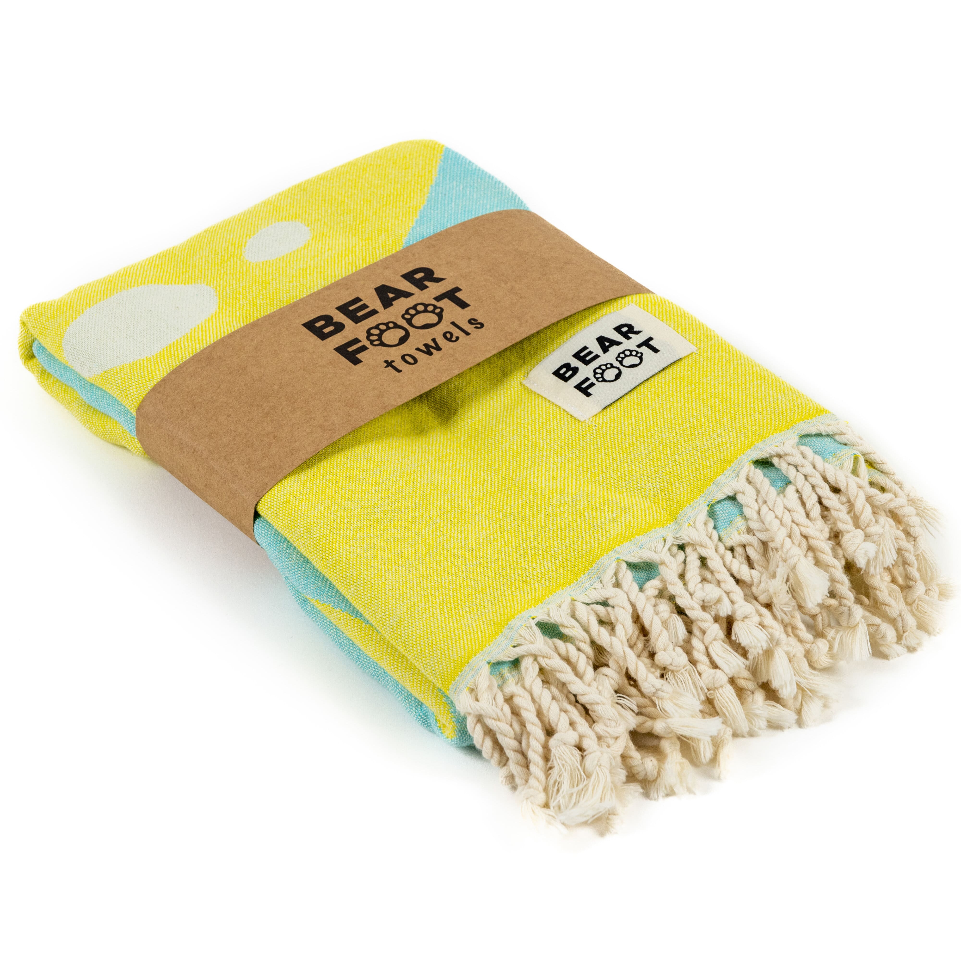 bearfoot-strandtuch-lemon-blue-badetuch-100-baumwolle-leicht image 5