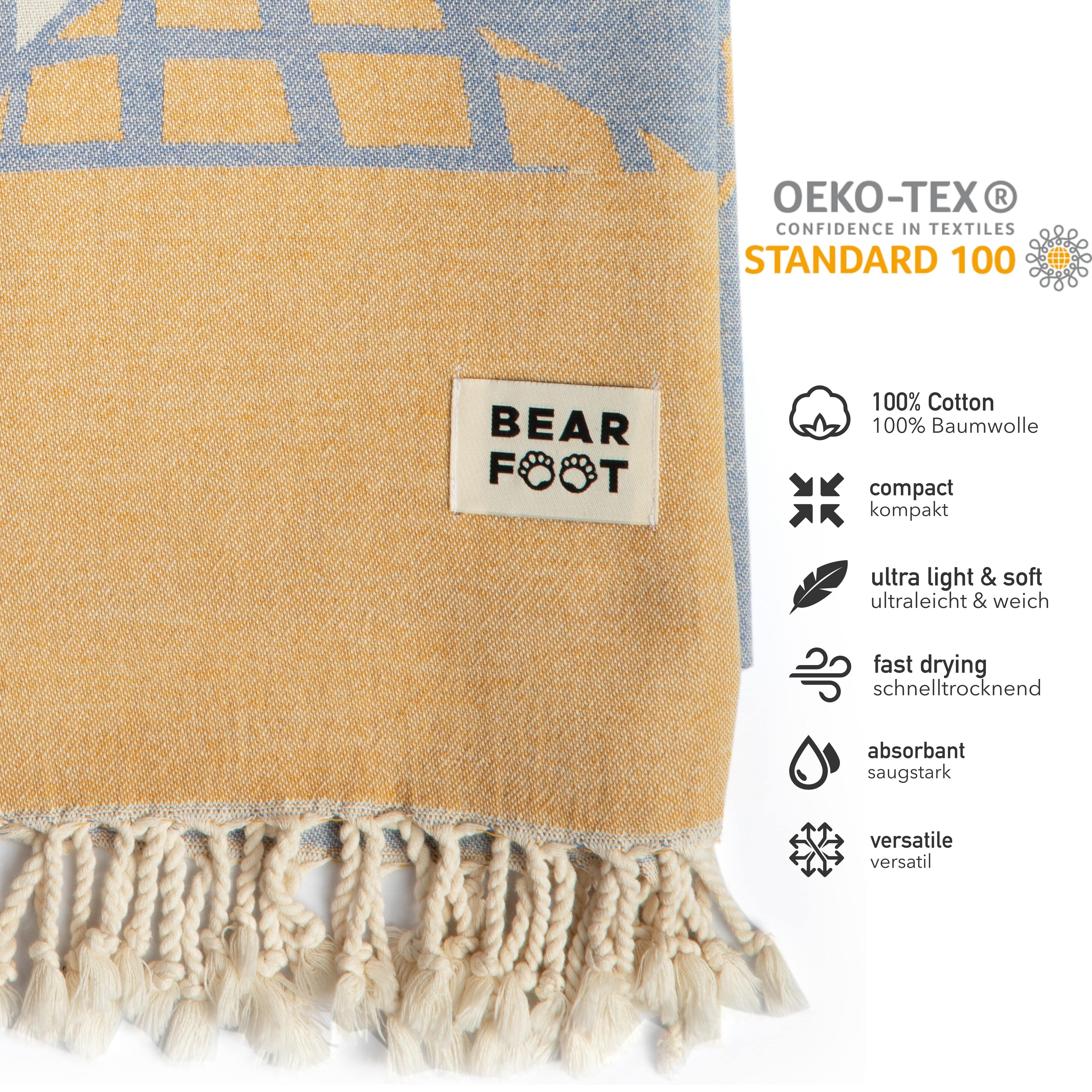 bearfoot-strandtuch-pineapple-blue-baumwolle-gro image 2