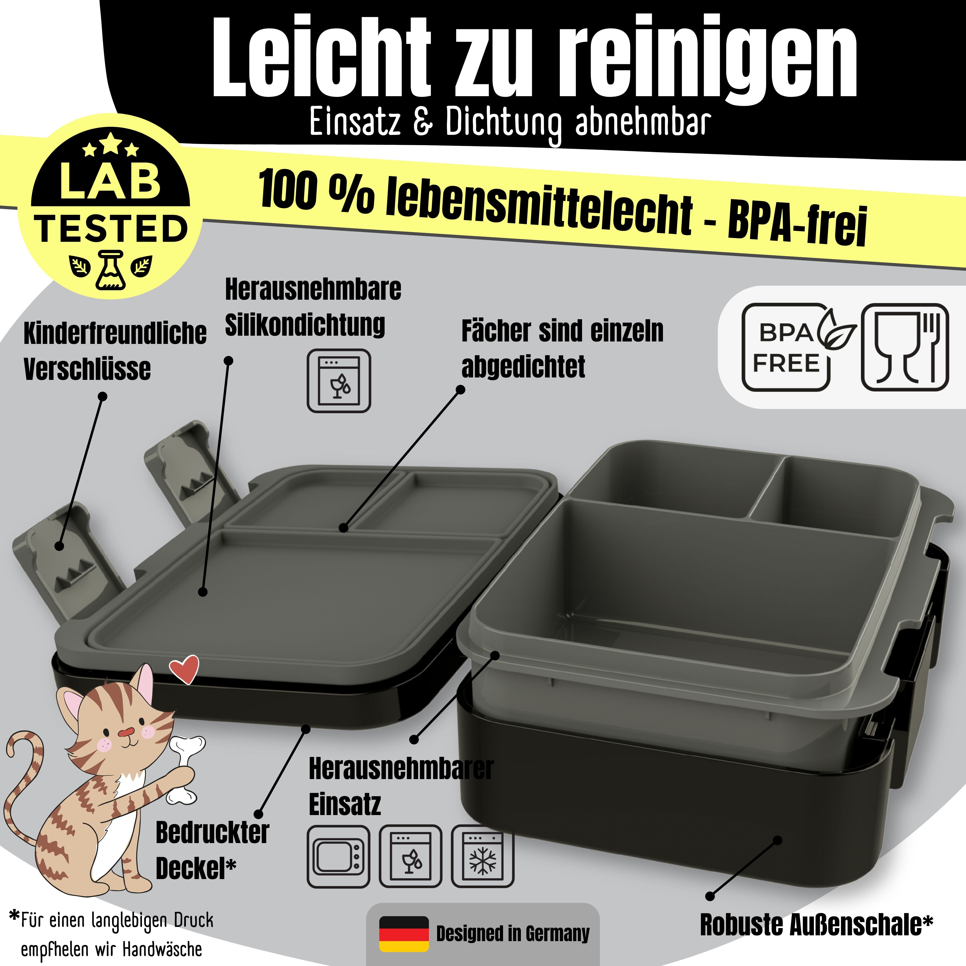 bearfoot-compact-brotdose-game-schwarz-1000ml-auslaufsicher image 8