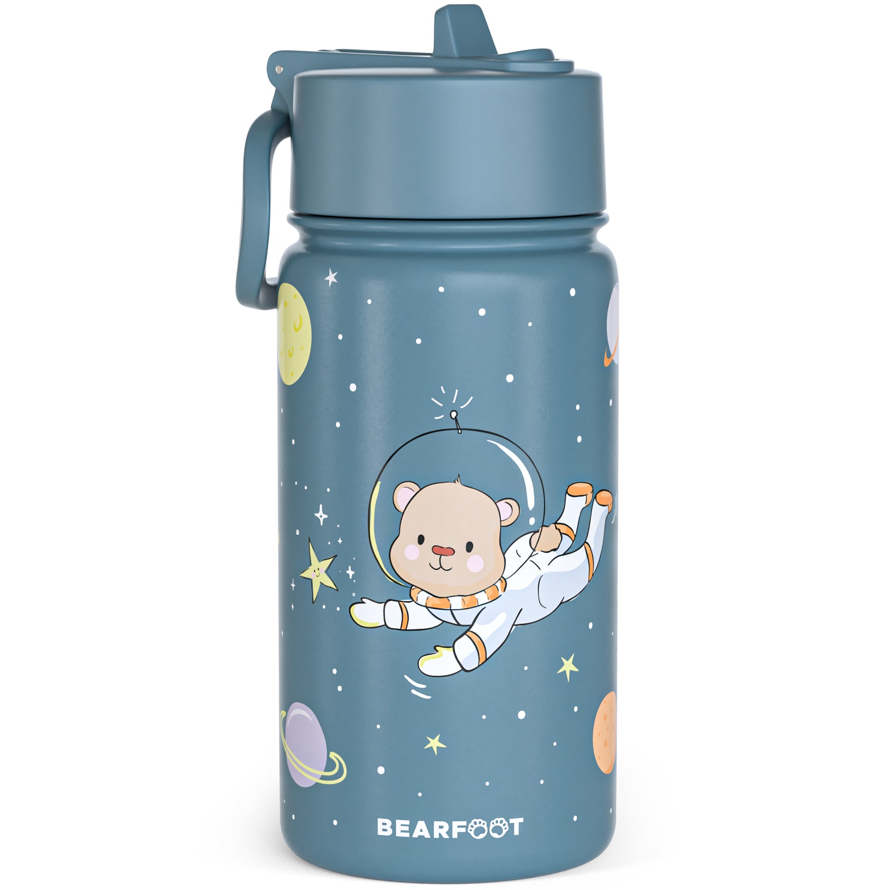 bearfoot-isolierflaschen-thermo-trinkflasche-400ml-astro-b-r-blau image 1